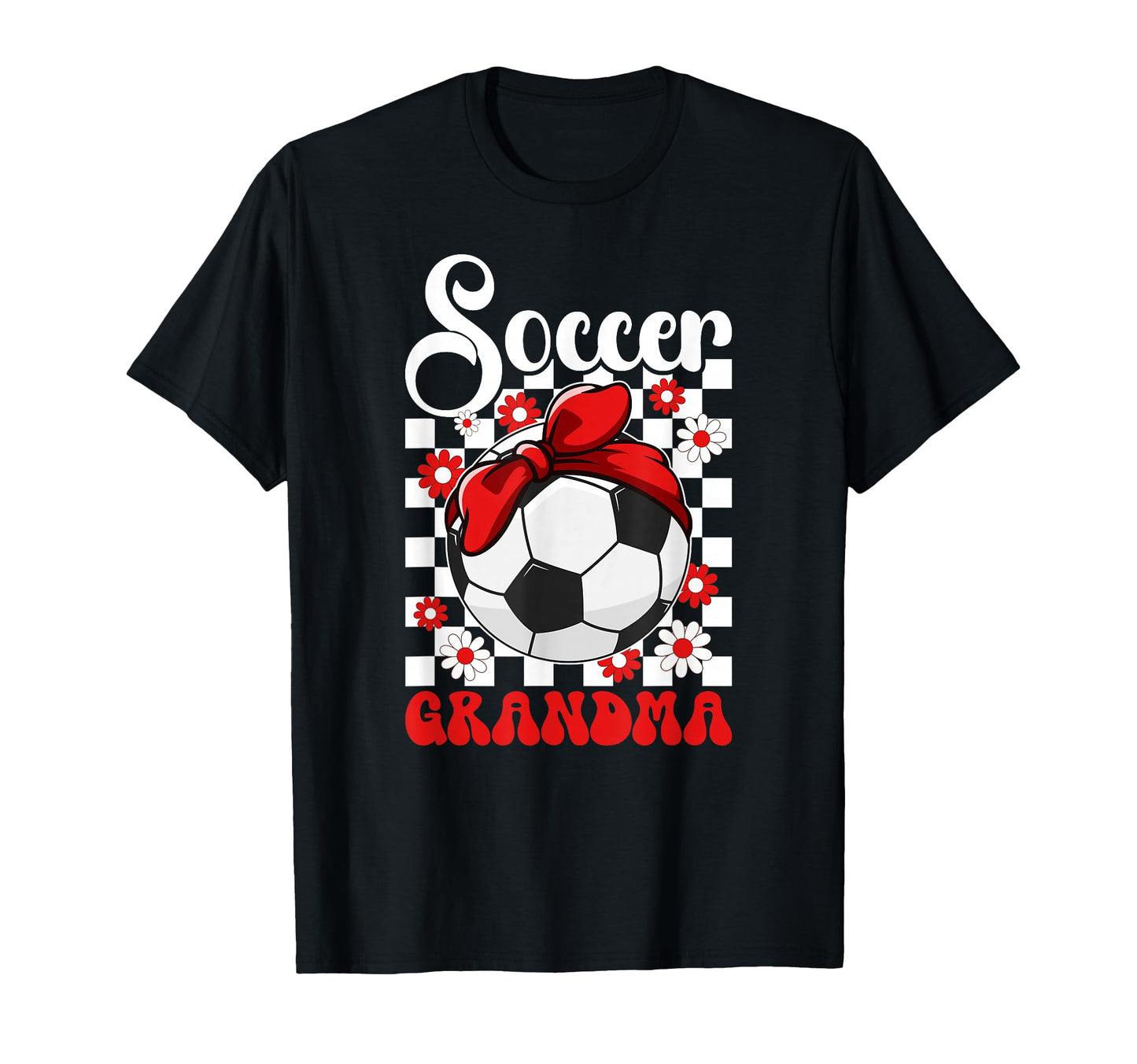 Soccer Grandma Groovy Grandma Soccer T-Shirt - Graphic Print Men Women - T-Shirt, Sweatshirt, Hoodie