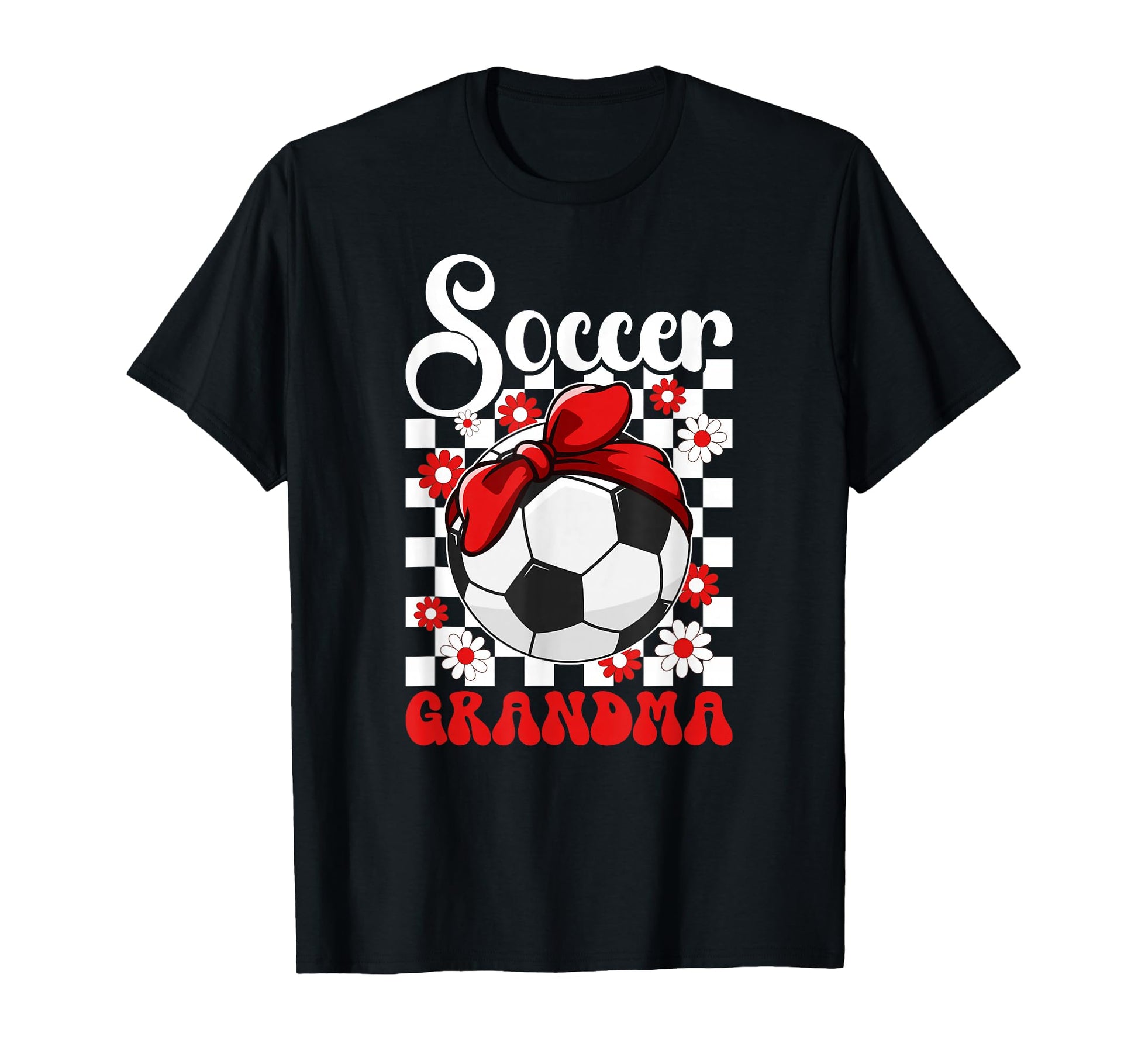 Soccer Grandma Groovy Grandma Soccer T-Shirt - Graphic Print Men Women - T-Shirt, Sweatshirt, Hoodie