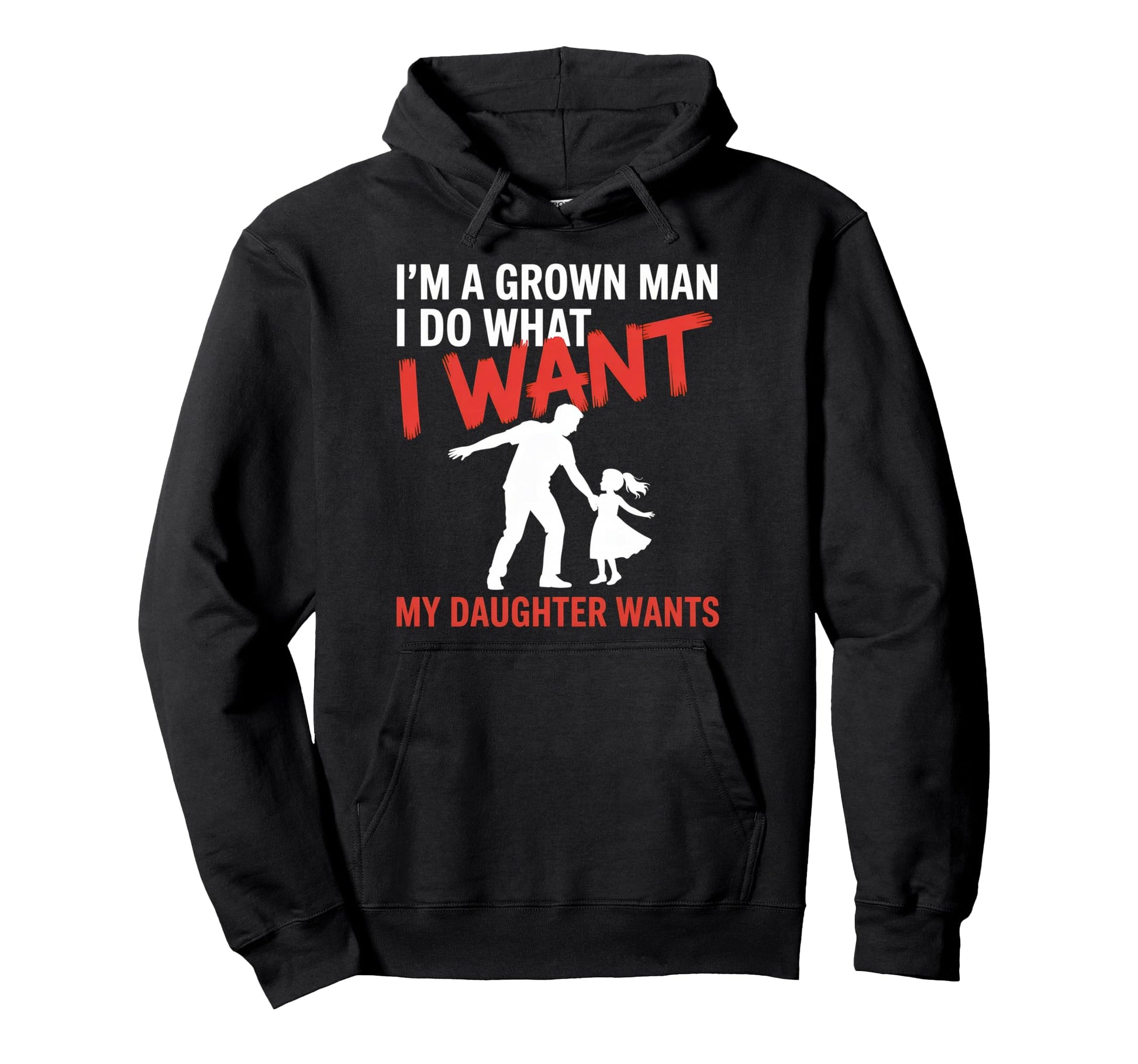 Funny Dad Father Daddy Gift Dad Family Hoodie - Minimalist Print for Adults - T-Shirt, Sweatshirt, Hoodie
