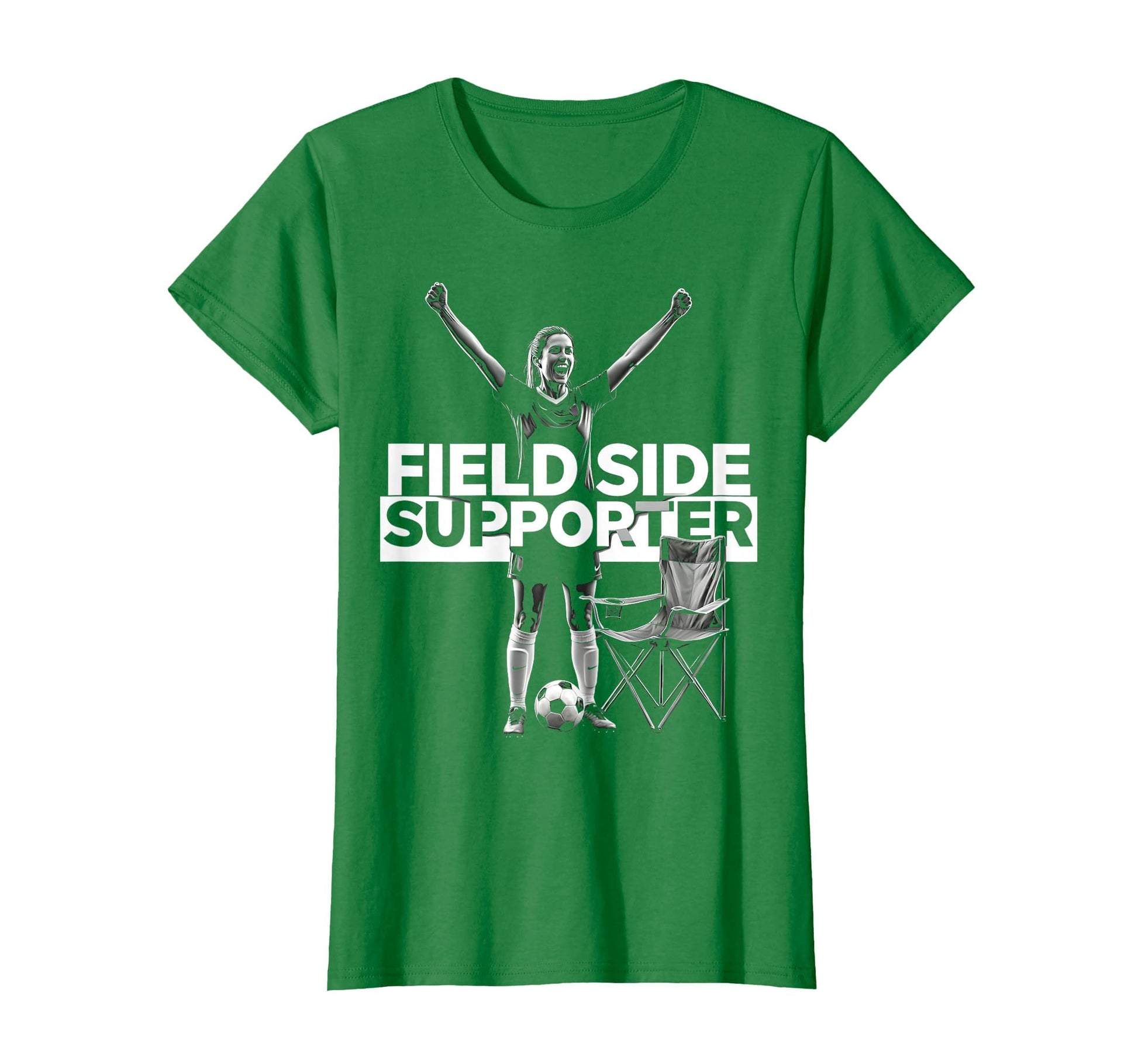 Field Side Supporter Soccer Mom T-Shirt - Custom Art Print for Adults - T-Shirt, Sweatshirt, Hoodie