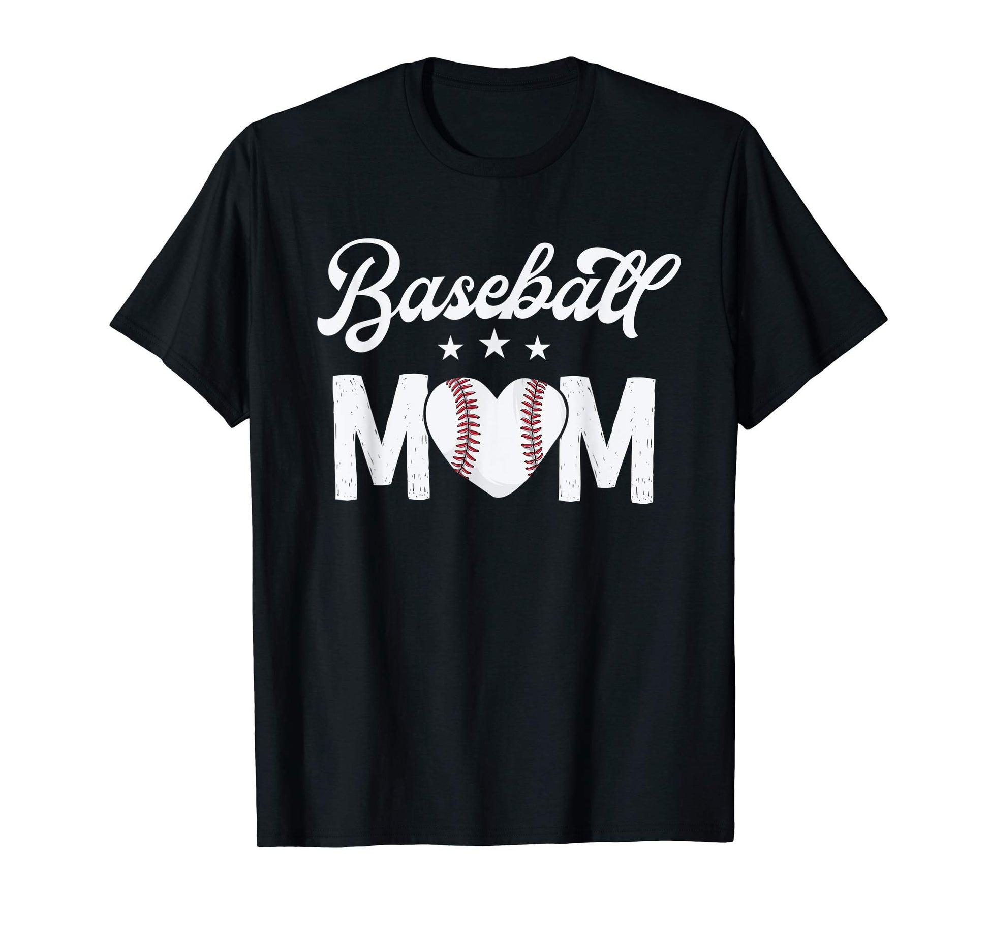 Mom Baseball Mothers Day Gift Her Mama T-Shirt - Custom Art Print Unisex - T-Shirt, Sweatshirt, Hoodie