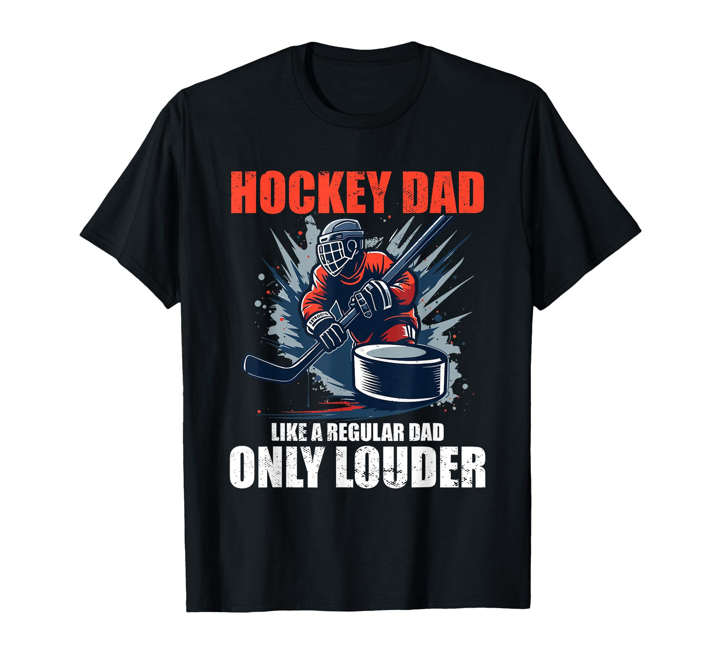Hockey Dad Gift Hoodie - Aesthetic Graphic Unisex - T-Shirt, Sweatshirt, Hoodie