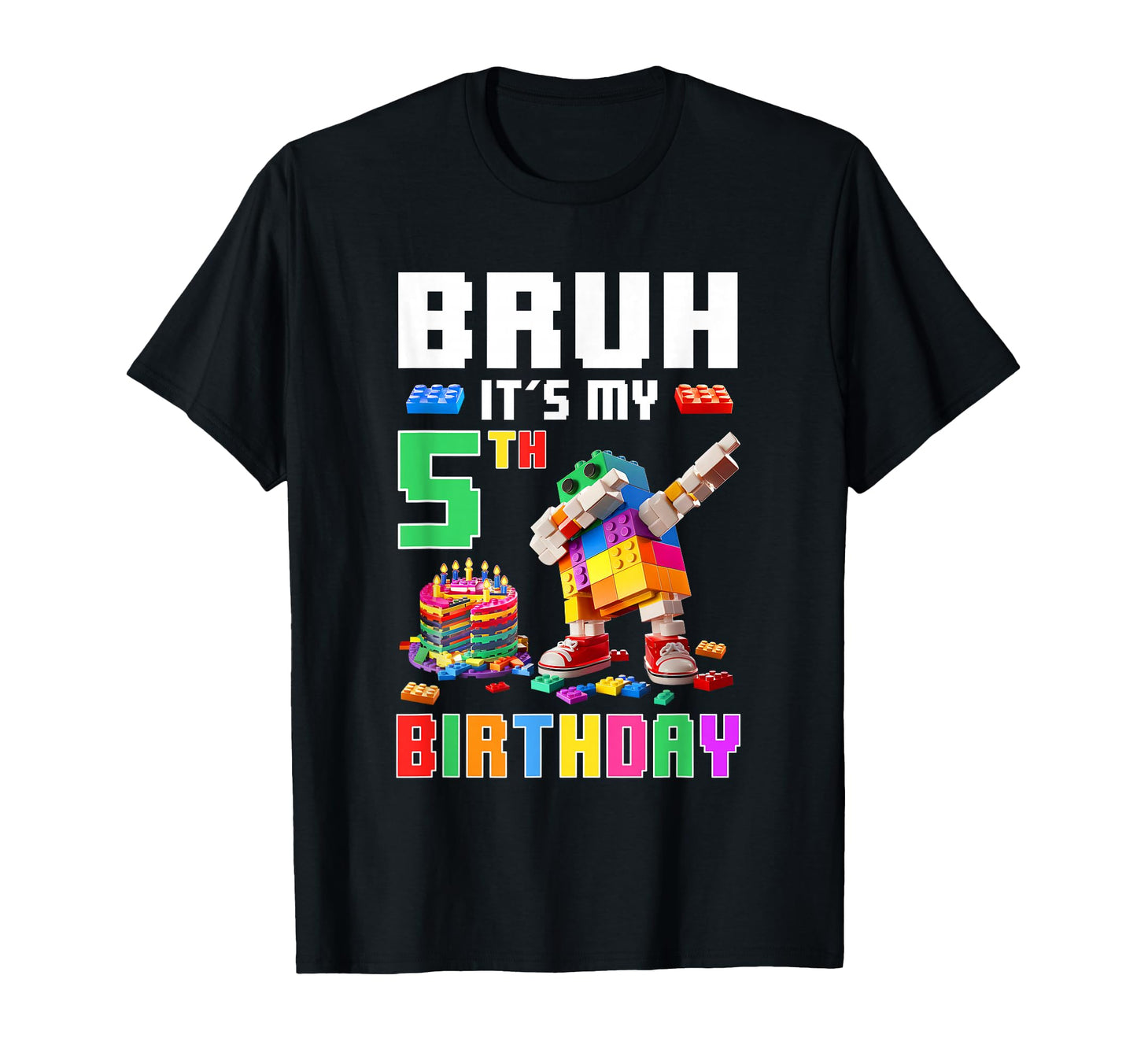 Bruh Its My 5Th Birthday Master T-Shirt - Custom Art Print Men Women - T-Shirt, Sweatshirt, Hoodie