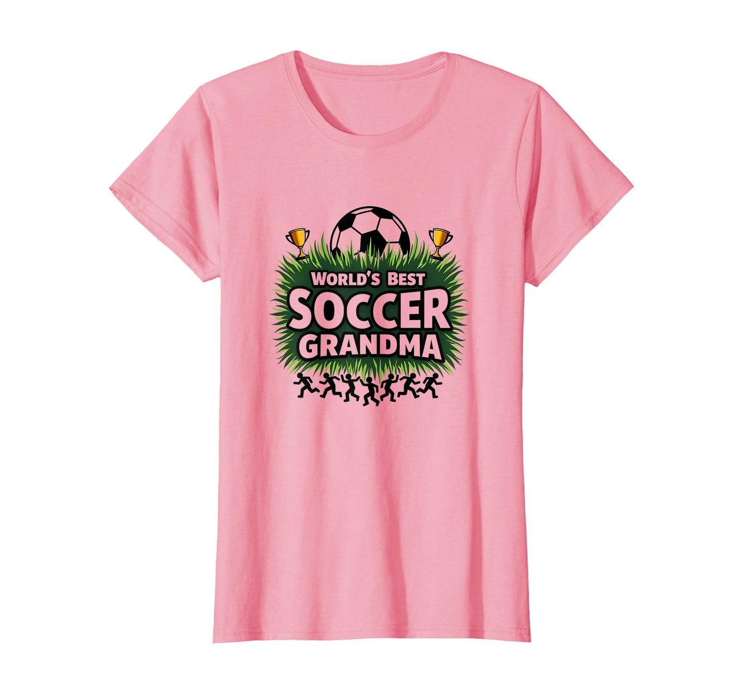 Worlds Best Soccer Grandma Champion T-Shirt - Fun Novelty Design for Adults - T-Shirt, Sweatshirt, Hoodie