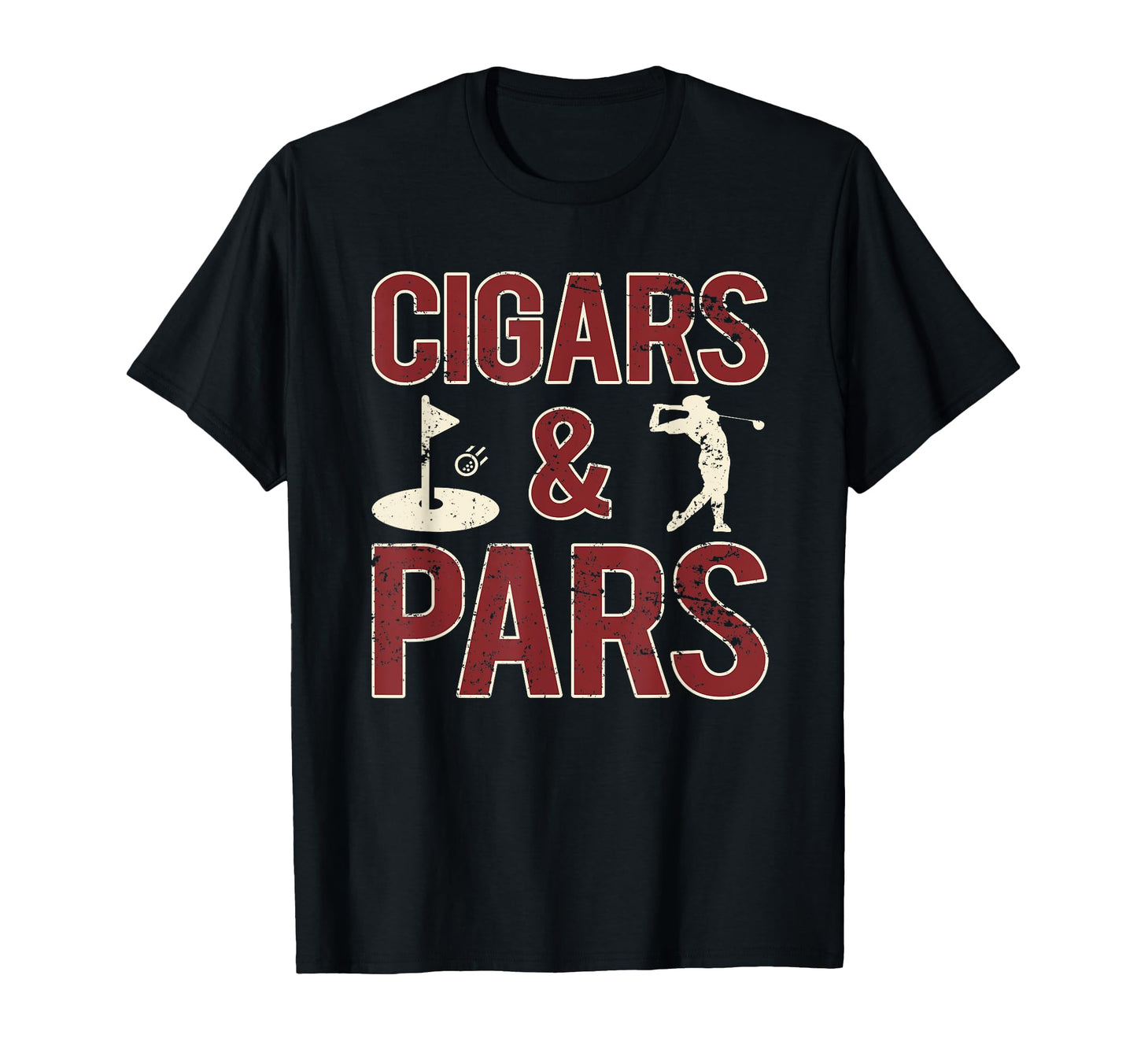 Funny Cigars Pars Golf Golfer Gift Dad T-Shirt - Trendy Graphic Men Women - T-Shirt, Sweatshirt, Hoodie