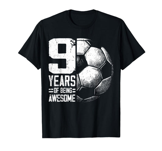 9Th Birthday Soccer Player T-Shirt - Casual Everyday Wear for Adults - T-Shirt, Sweatshirt, Hoodie