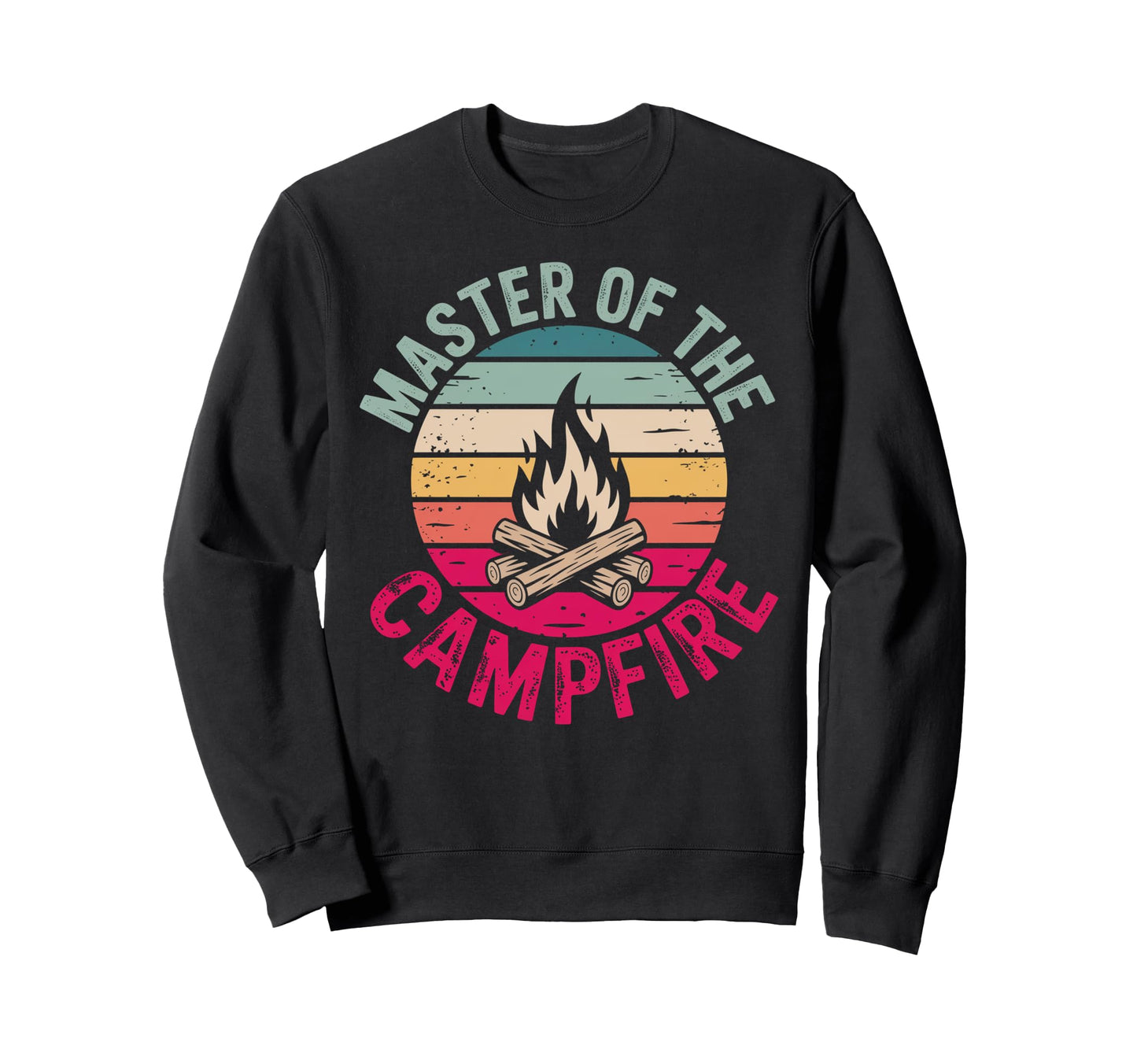 Master Campfire Dad Camping Gifts Sweatshirt - Unique Graphic for Adults - T-Shirt, Sweatshirt, Hoodie