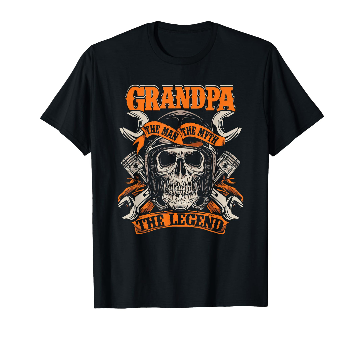 Biker Grandpa Myth Legend Motorcycle T-Shirt - Novelty Apparel Men Women - T-Shirt, Sweatshirt, Hoodie