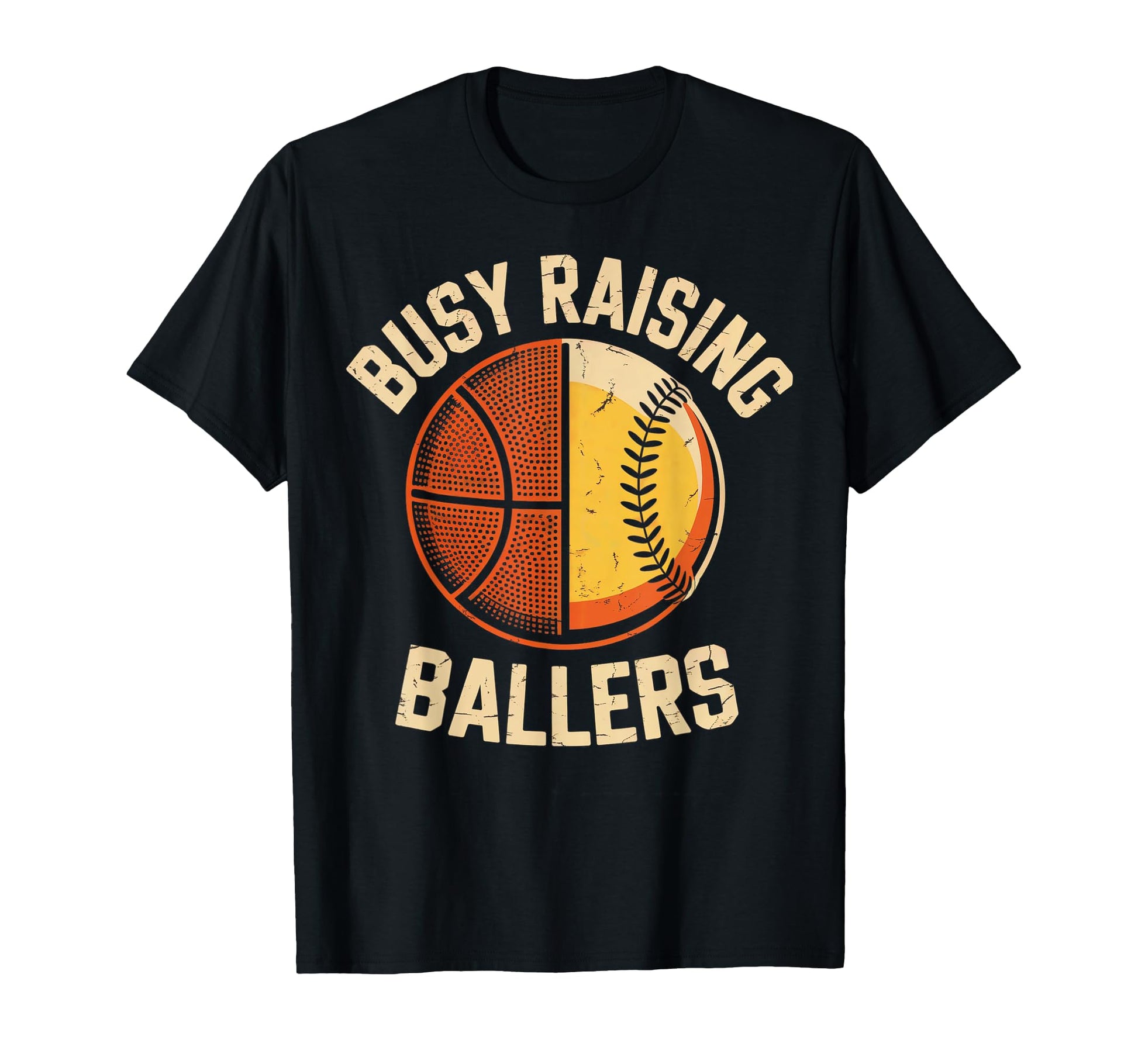 Busy Raising Ballers Sports Mom Dad T-Shirt - Trendy Graphic Men Women - T-Shirt, Sweatshirt, Hoodie