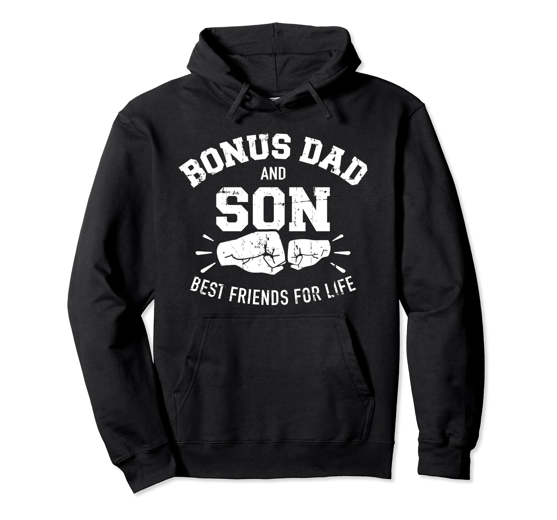Bonus Dad And Son Best Friends Life Hoodie - Aesthetic Graphic for Adults - T-Shirt, Sweatshirt, Hoodie