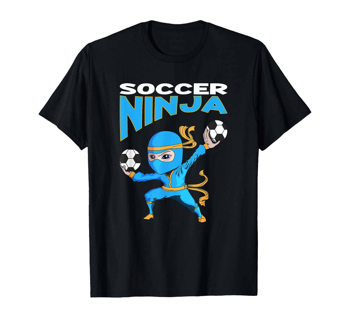 Soccer Ninja Soccer Ninjas Playing T-Shirt - Minimalist Print for Adults - T-Shirt, Sweatshirt, Hoodie