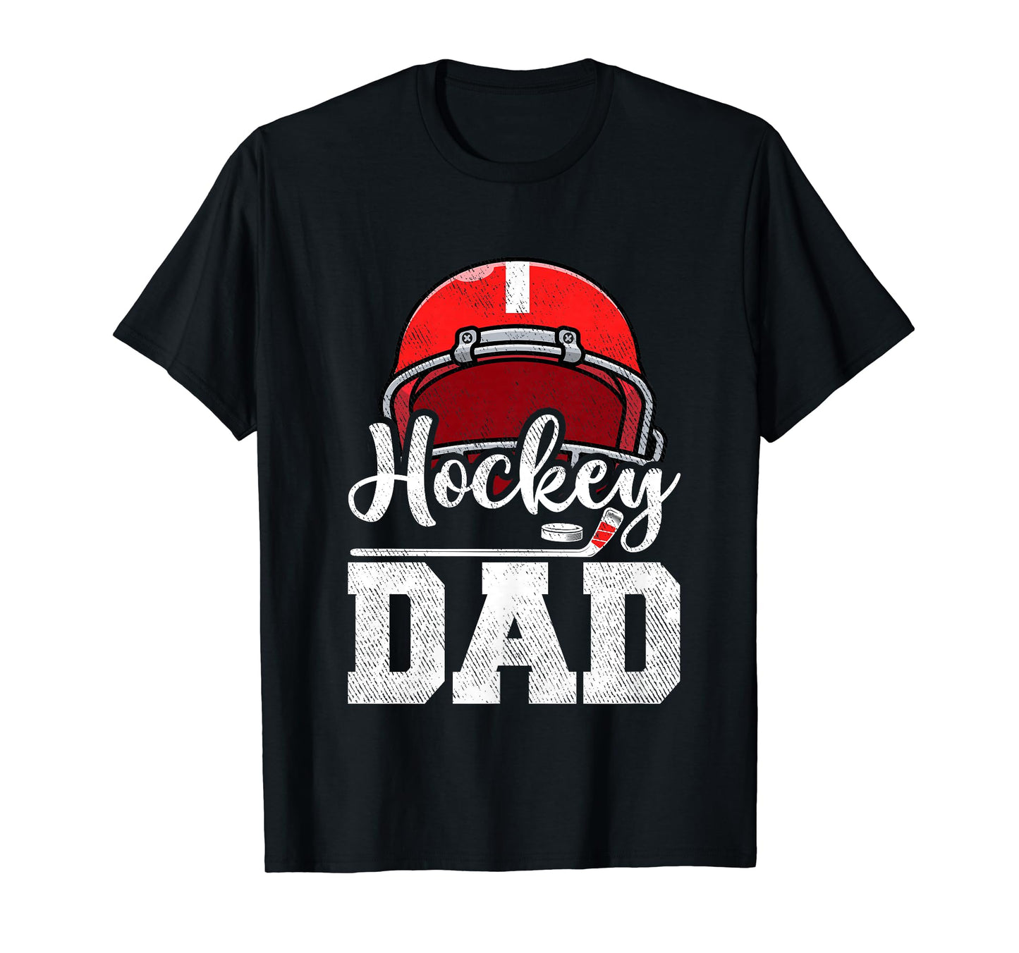 Hockey Dad Hockey Player Game Day T-Shirt - Custom Art Print for Adults - T-Shirt, Sweatshirt, Hoodie