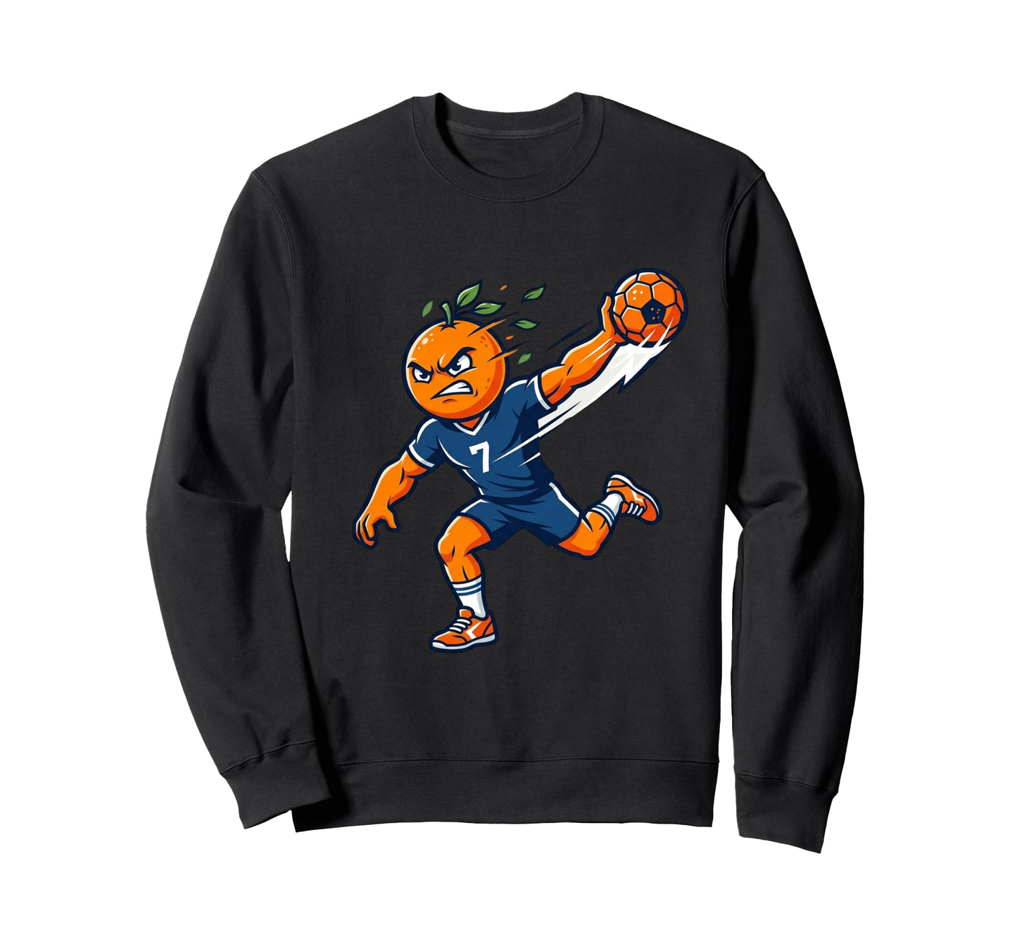 Watermelon Soccer Player Number 7 Sweatshirt - Fun Novelty Design Unisex - T-Shirt, Sweatshirt, Hoodie