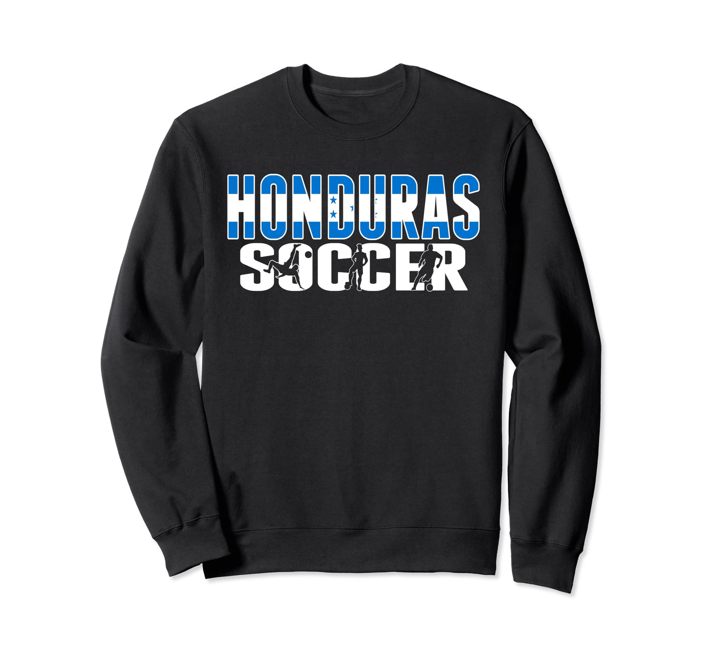 Honduras Soccer Fans Jersey Sweatshirt - Novelty Apparel for Adults - T-Shirt, Sweatshirt, Hoodie
