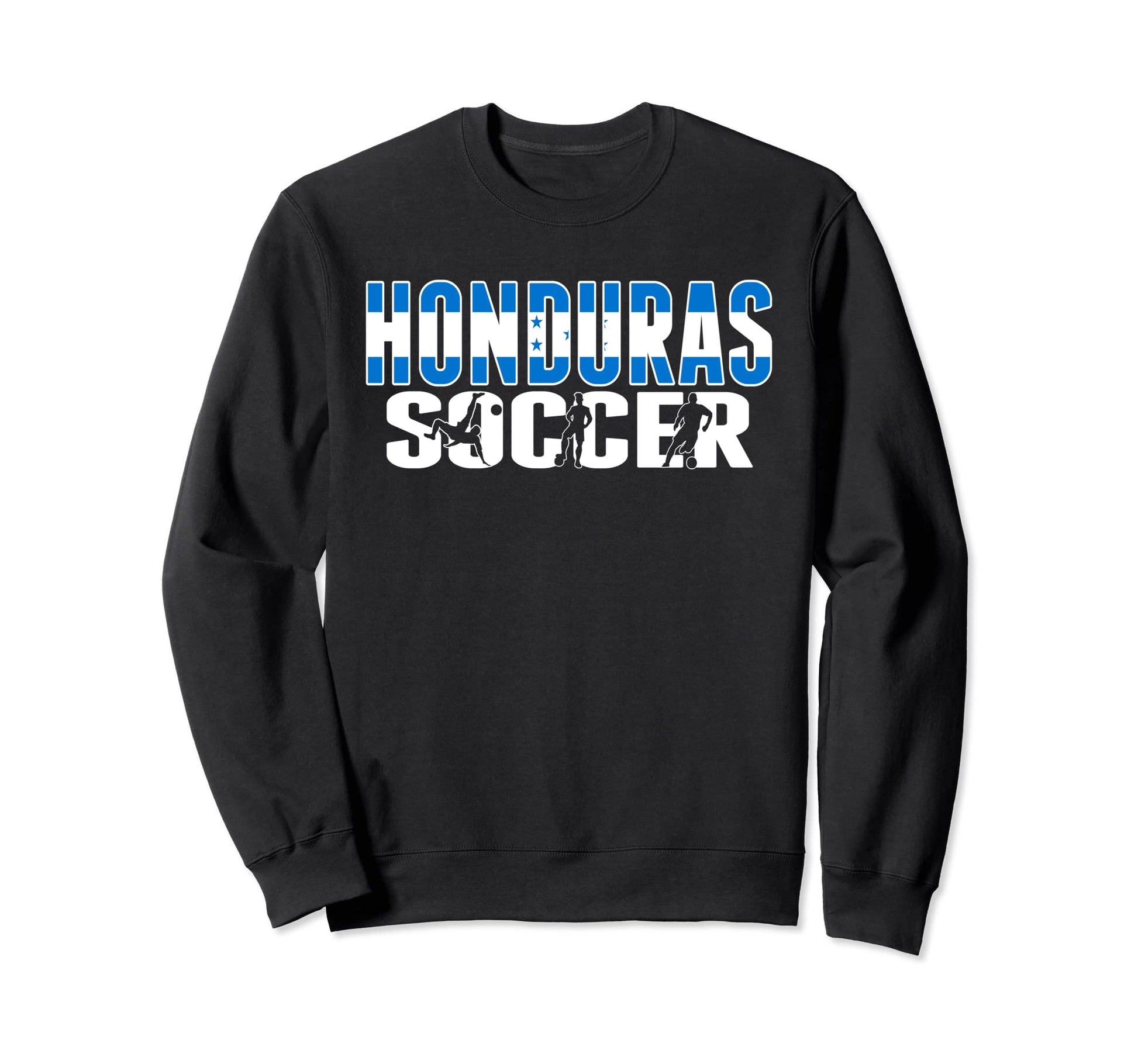 Honduras Soccer Fans Jersey Sweatshirt - Novelty Apparel for Adults - T-Shirt, Sweatshirt, Hoodie