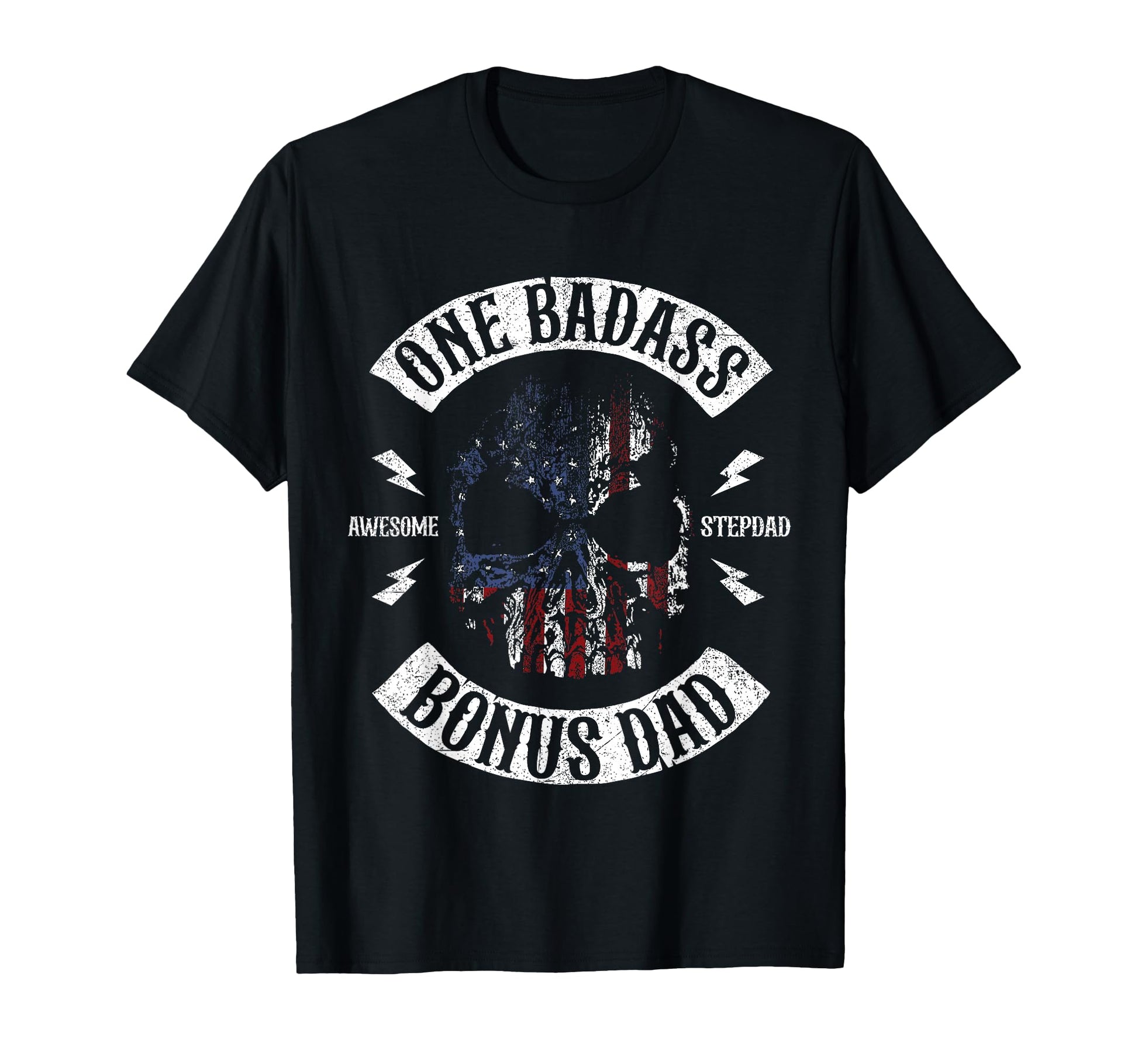 One Badass Bonus Stepdad Birthday T-Shirt - Custom Art Print Men Women - T-Shirt, Sweatshirt, Hoodie
