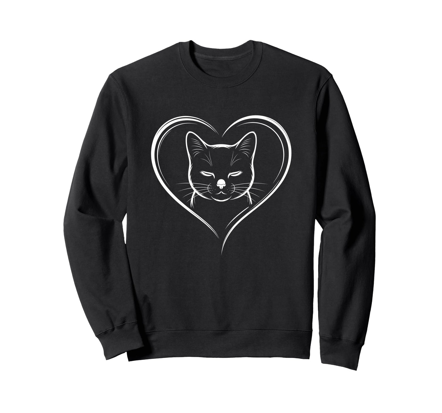 Heart Cat Mom Dad And Sweatshirt - Casual Everyday Wear Unisex - T-Shirt, Sweatshirt, Hoodie