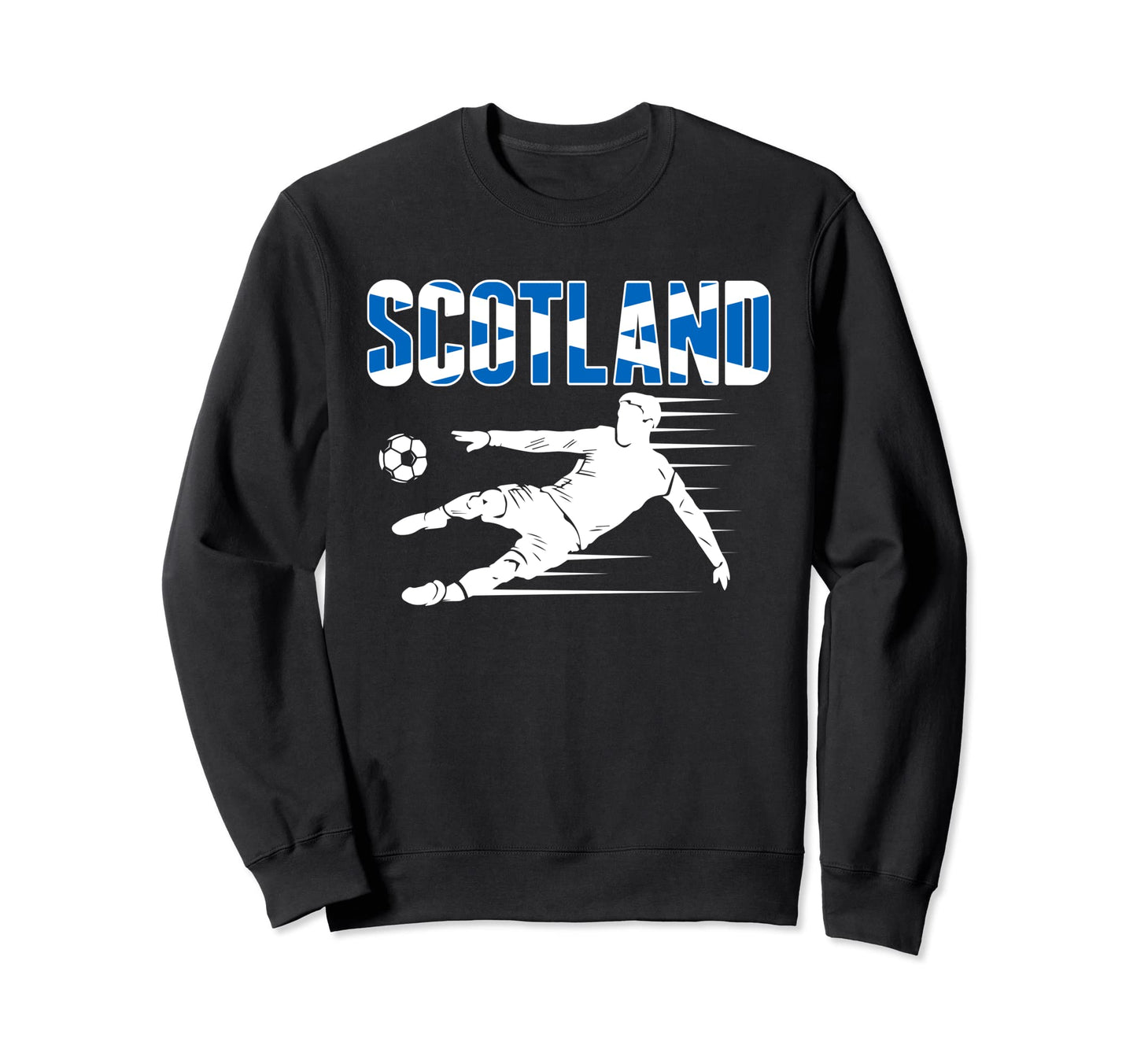 Scotland Soccer Fans Jersey Sweatshirt - Custom Art Print Men Women - T-Shirt, Sweatshirt, Hoodie