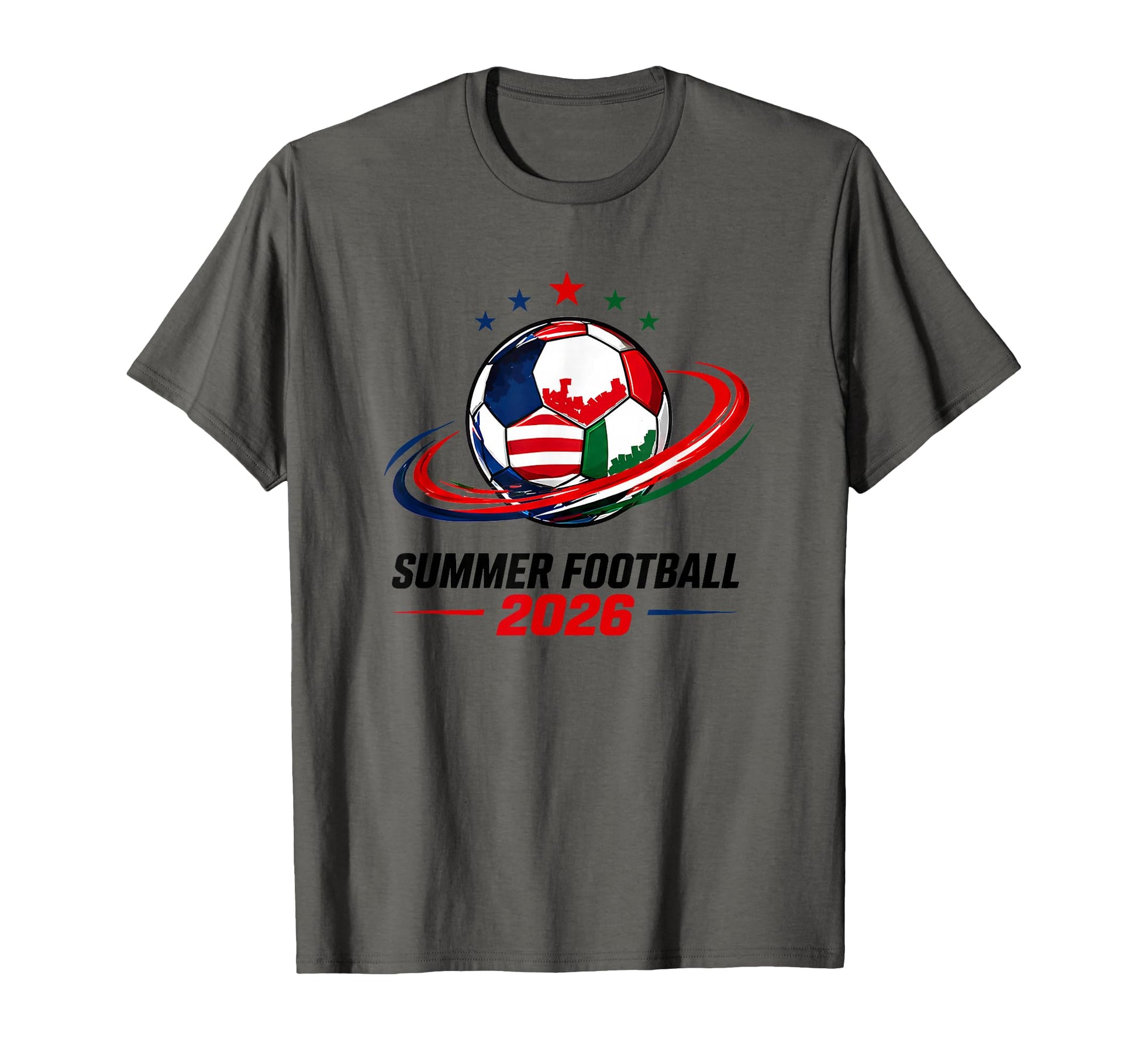 Summer Football 2026 Competitive T-Shirt - Aesthetic Graphic Men Women - T-Shirt, Sweatshirt, Hoodie