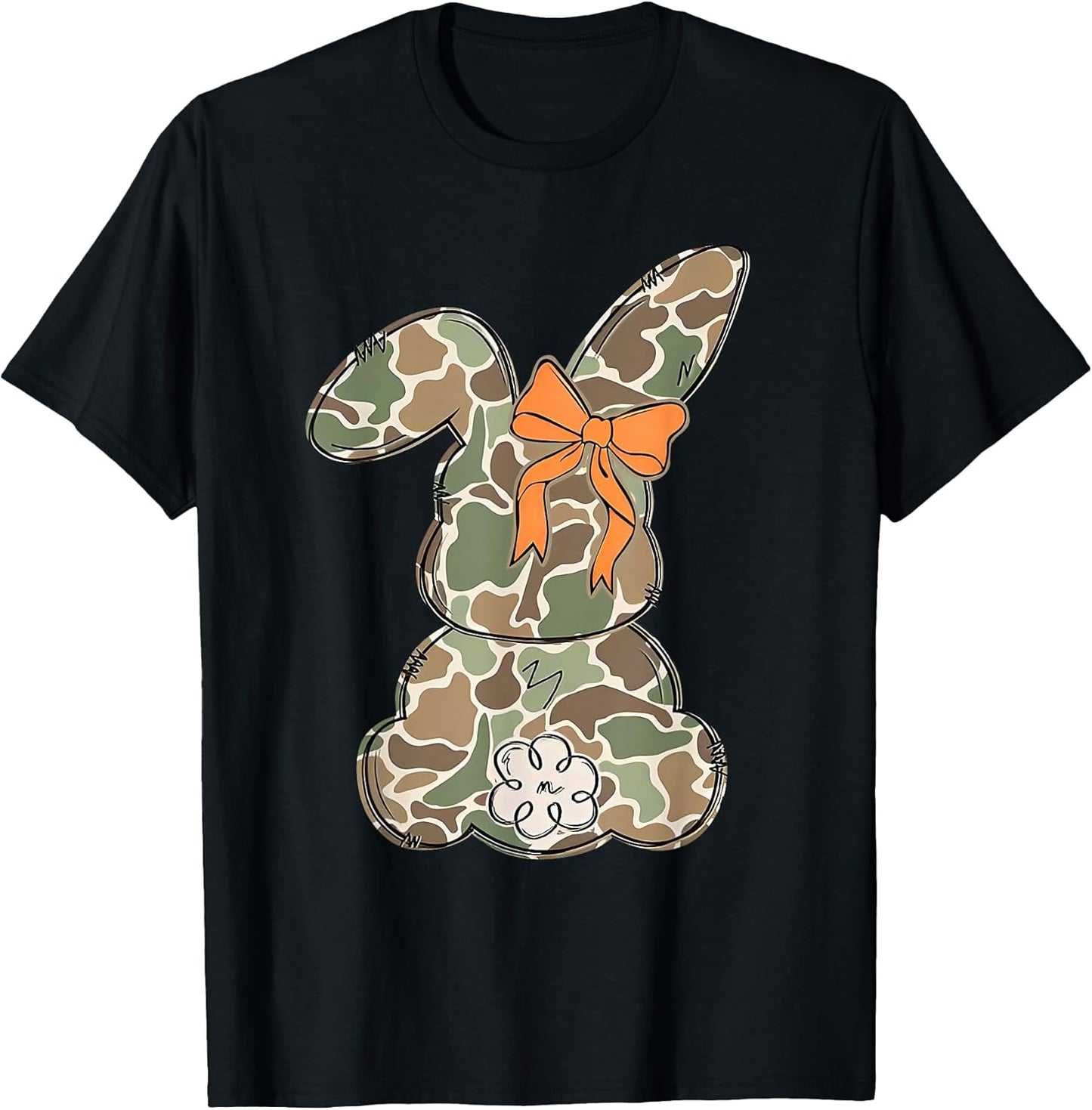 Bunny Egg Hunter Rabbit Camouflage Easter Couples. Unisex T-shirt, Sweatshirt, Hoodie, Long Sleeve Tee - T-Shirt, Sweatshirt, Hoodie