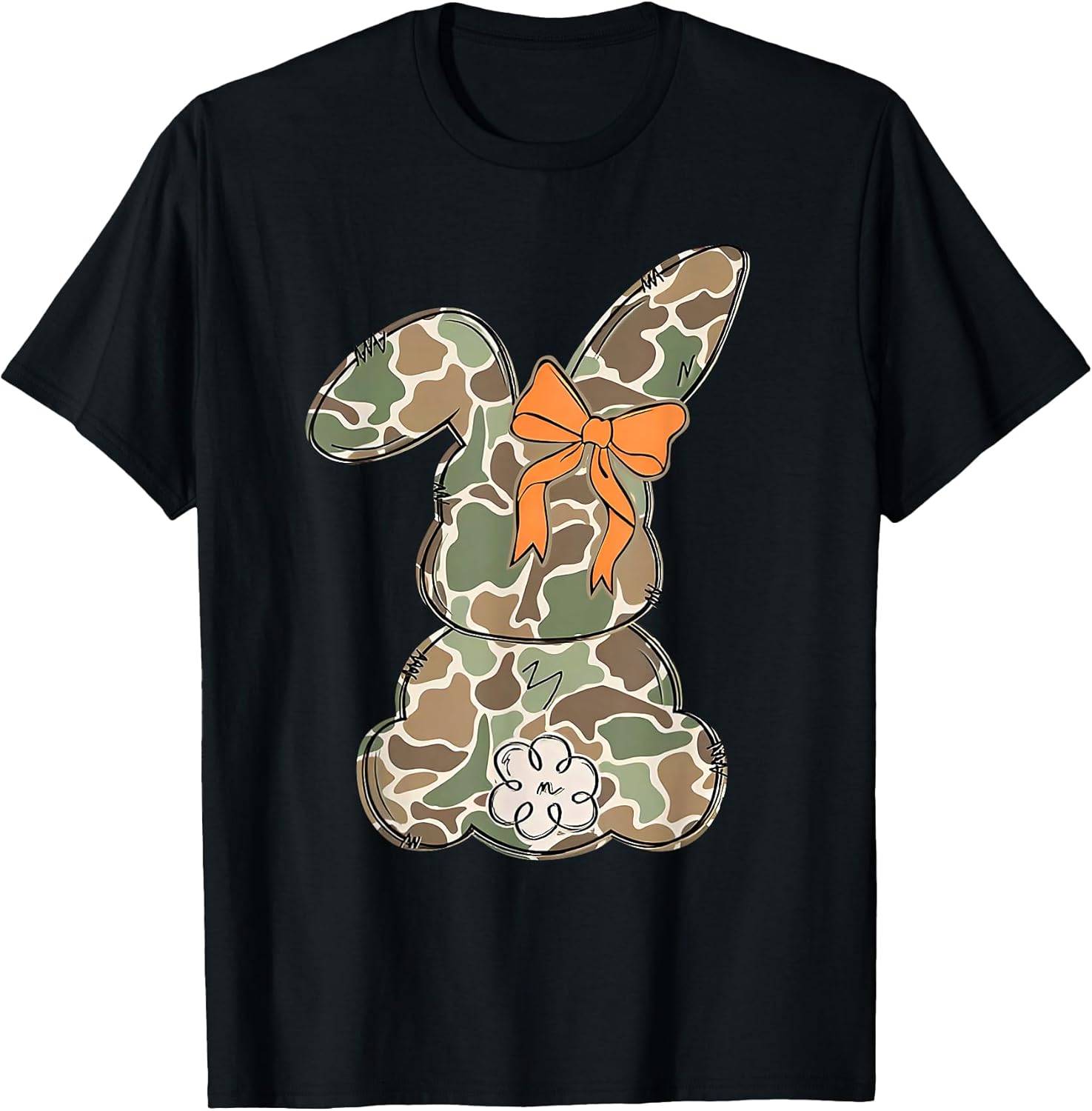 Bunny Egg Hunter Rabbit Camouflage Easter Couples. Unisex T-shirt, Sweatshirt, Hoodie, Long Sleeve Tee - T-Shirt, Sweatshirt, Hoodie