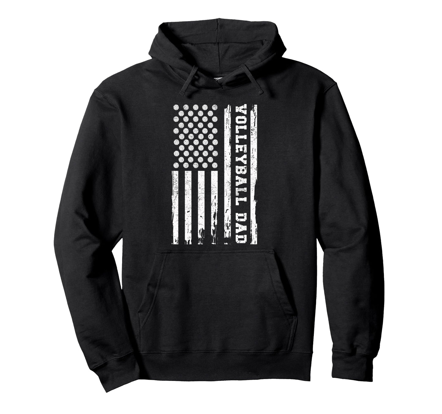 Usa Flag Volleyball Lover Dad Player Hoodie - Streetwear Style Men Women - T-Shirt, Sweatshirt, Hoodie