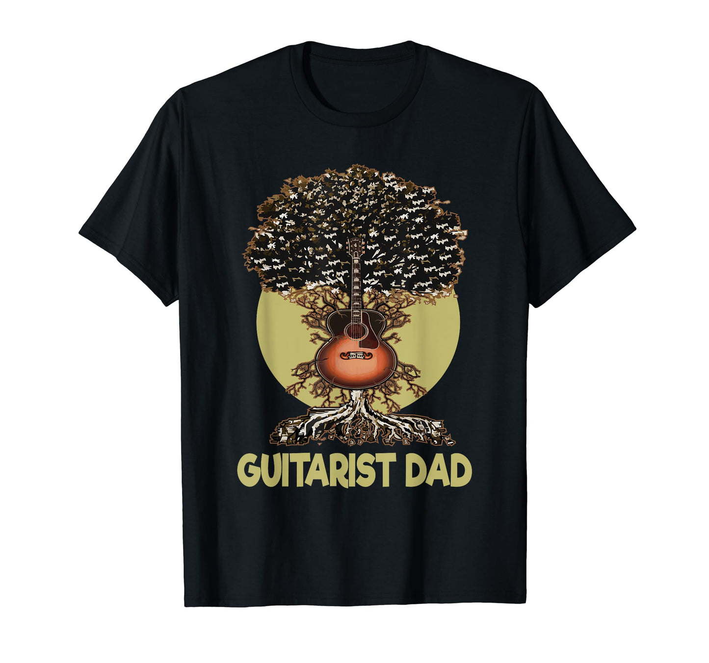 Guitarist Dad Tree Life Guitarist T-Shirt - Custom Art Print Men Women - T-Shirt, Sweatshirt, Hoodie
