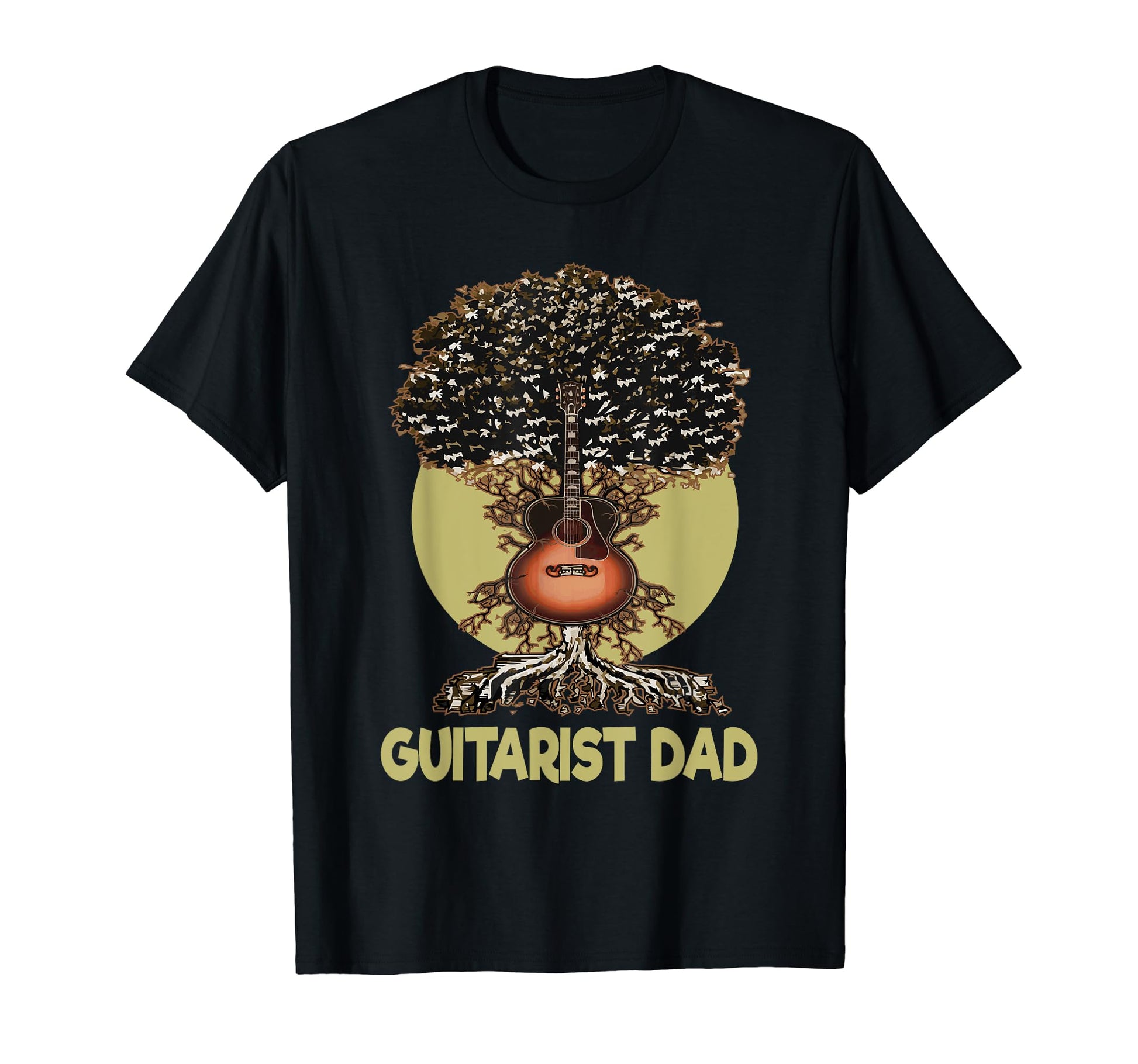 Guitarist Dad Tree Life Guitarist T-Shirt - Custom Art Print Men Women - T-Shirt, Sweatshirt, Hoodie