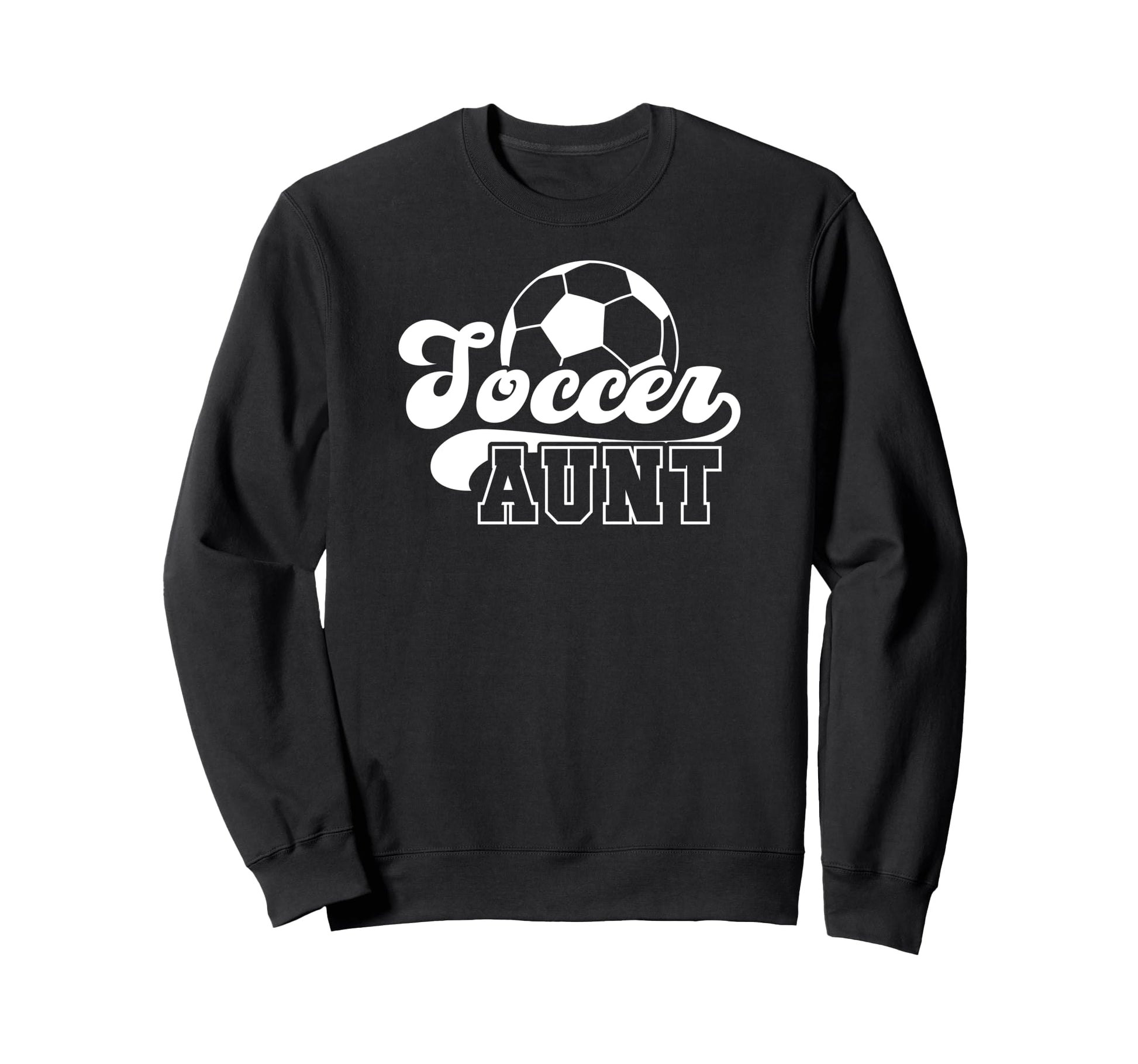 Soccer Aunt Soccer Player Aunt Sweatshirt - Minimalist Print Men Women - T-Shirt, Sweatshirt, Hoodie