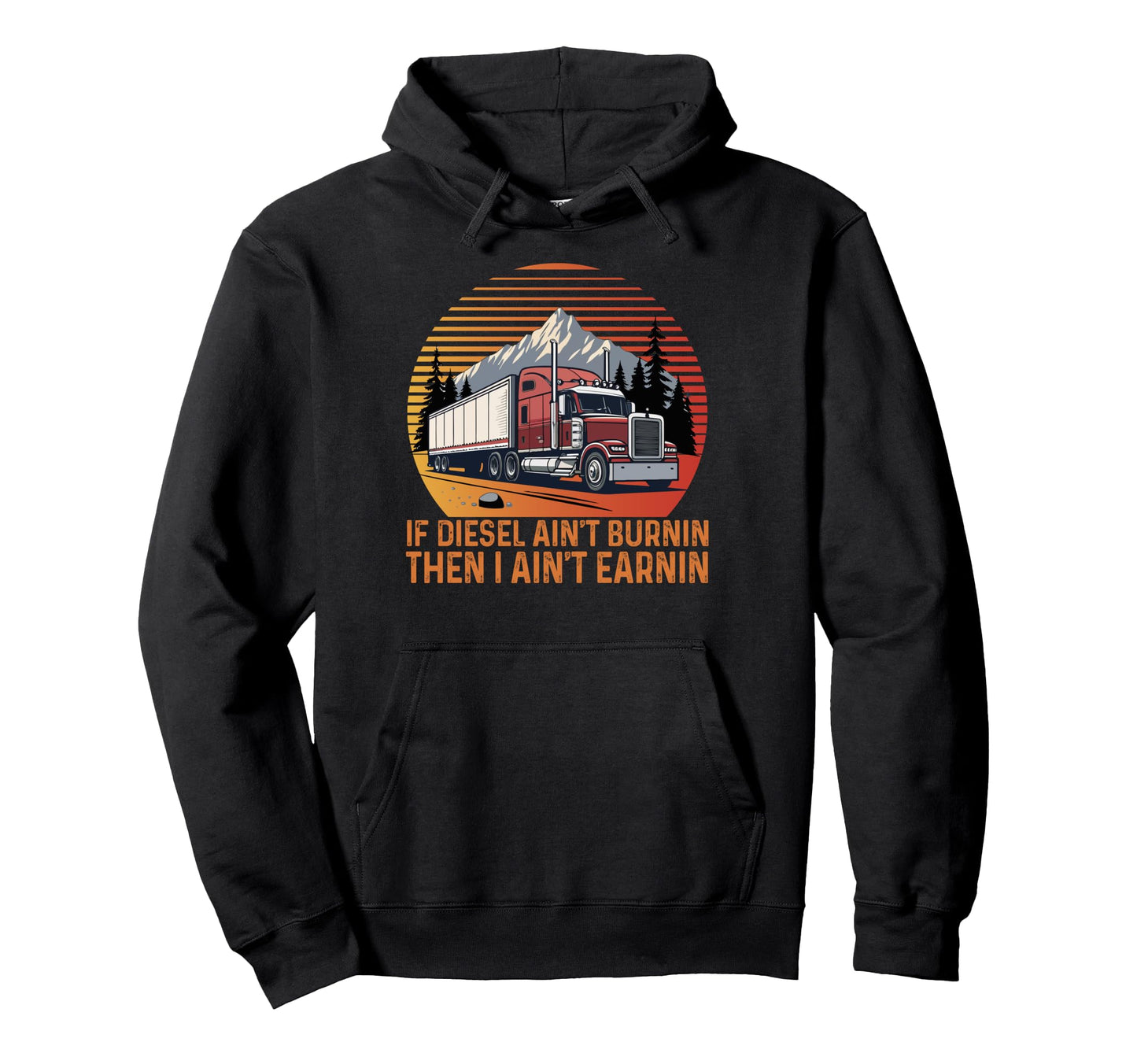 Rero Truck Driver Art Dad Papa Trucking Hoodie - Graphic Print Men Women - T-Shirt, Sweatshirt, Hoodie