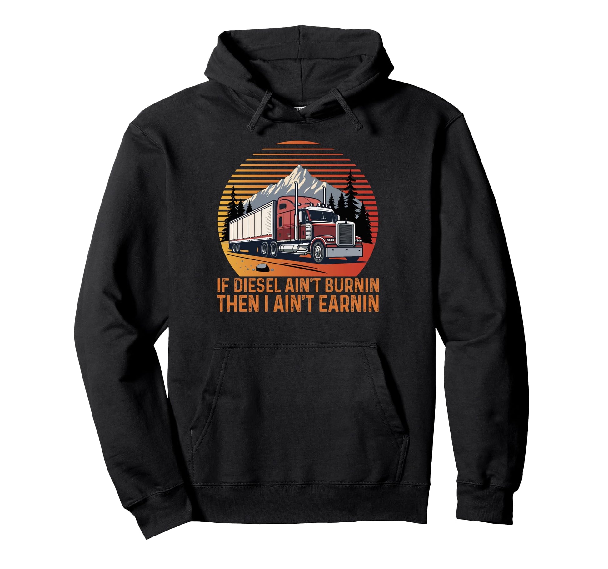 Rero Truck Driver Art Dad Papa Trucking Hoodie - Graphic Print Men Women - T-Shirt, Sweatshirt, Hoodie