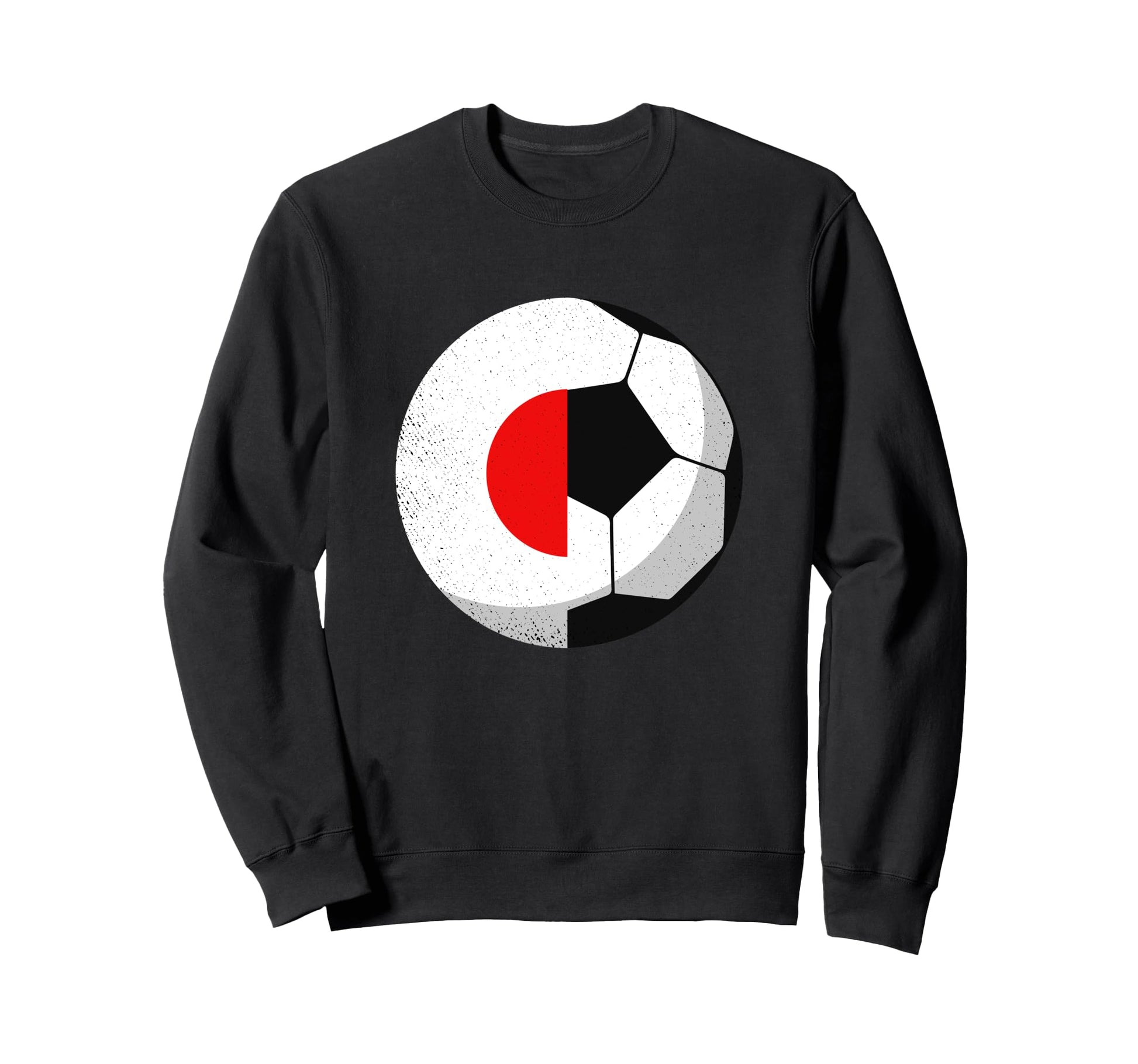 Half Japan Flag Half Football Sweatshirt - Fun Novelty Design for Adults - T-Shirt, Sweatshirt, Hoodie