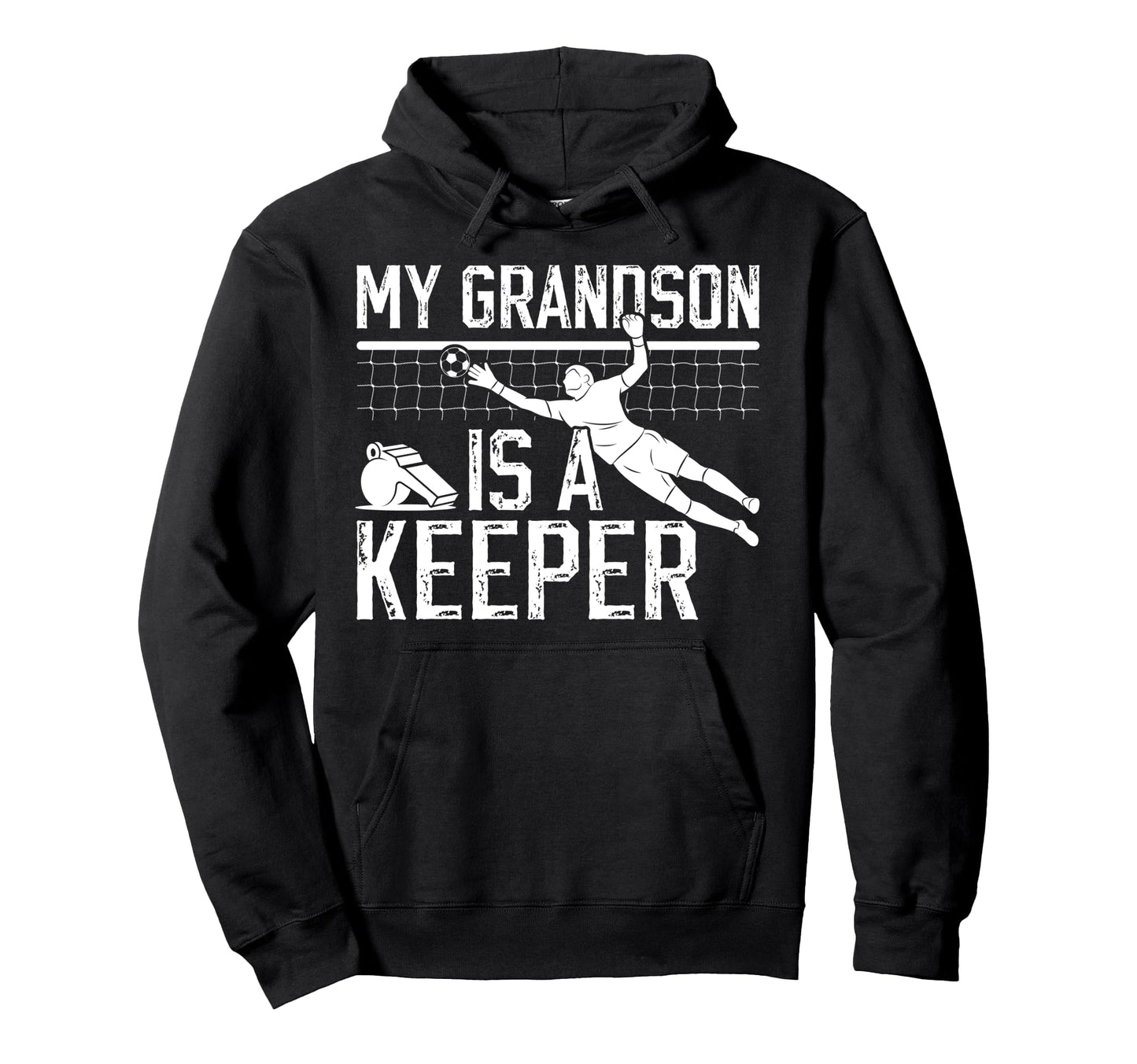 Proud Soccer Keeper Pop Pop Grandpa Hoodie - Fun Novelty Design Men Women - T-Shirt, Sweatshirt, Hoodie