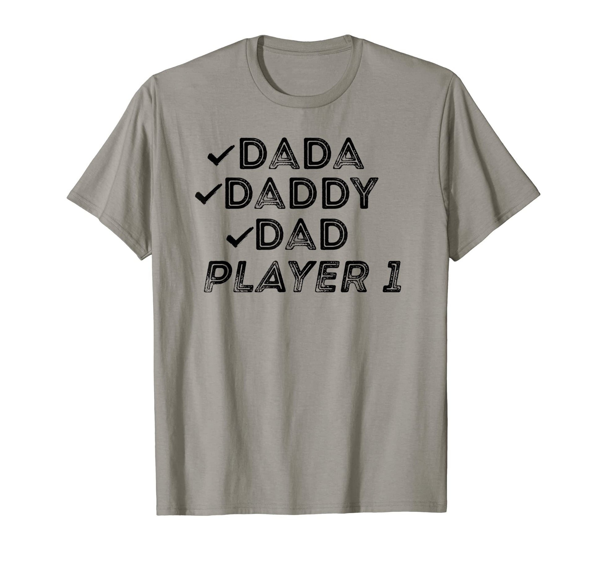 Mens Dada Daddy Dad Player 1 Gamer Dad T-Shirt - Trendy Graphic Unisex - T-Shirt, Sweatshirt, Hoodie