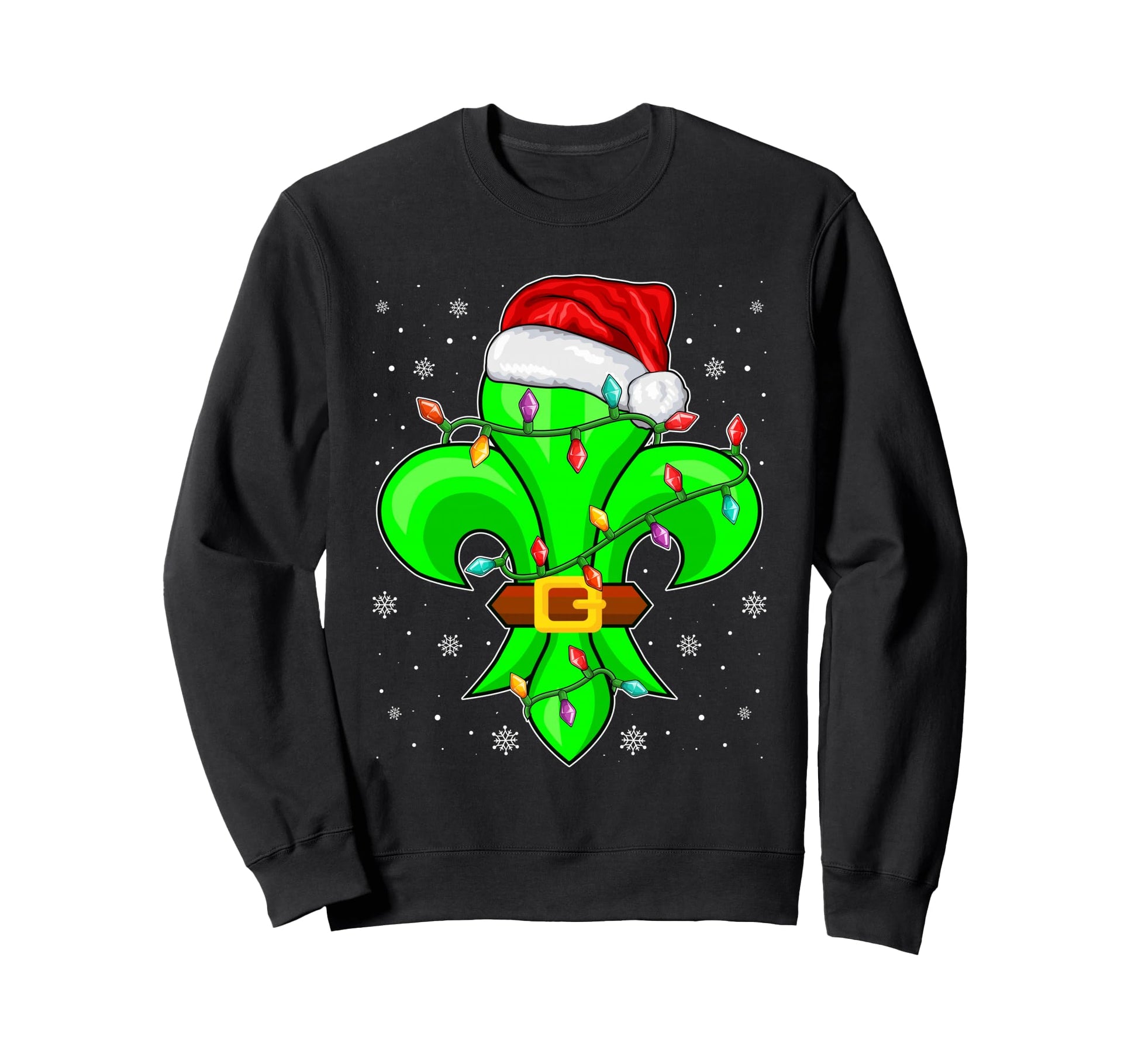 Fleur De Lis Louisiana New Sweatshirt - Custom Art Print for Adults - T-Shirt, Sweatshirt, Hoodie