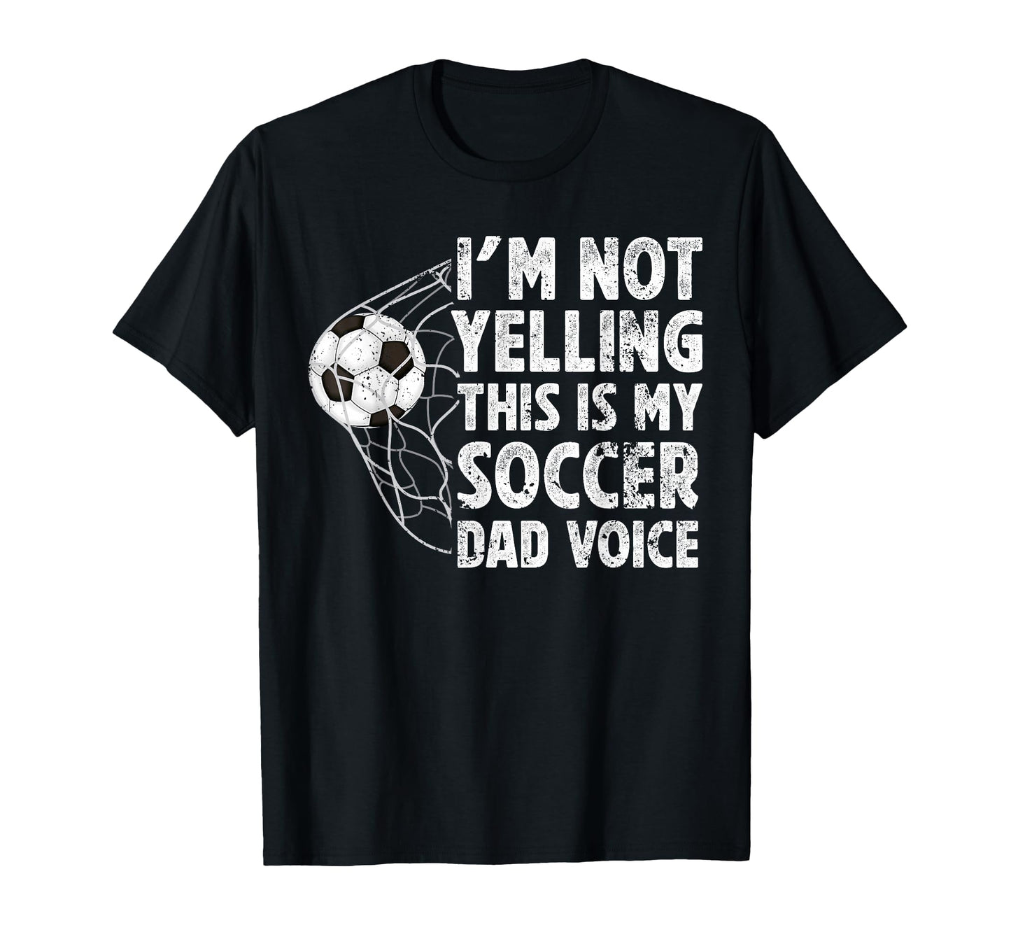 This Is My Soccer Dad Voice Dad T-Shirt - Minimalist Print for Adults - T-Shirt, Sweatshirt, Hoodie