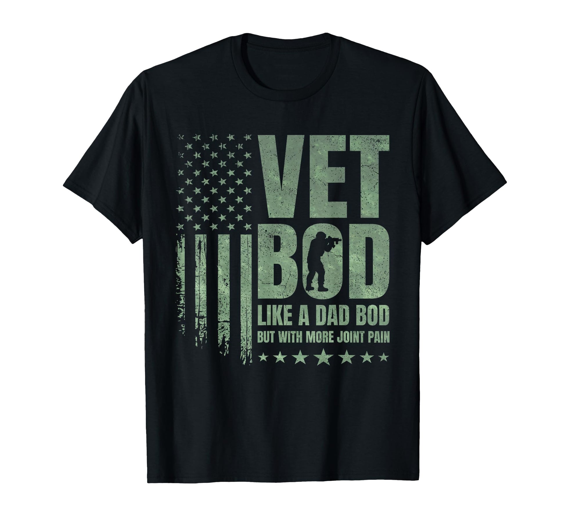 Vet Bod Like Dad Bod But More Joint T-Shirt - Aesthetic Graphic Unisex - T-Shirt, Sweatshirt, Hoodie