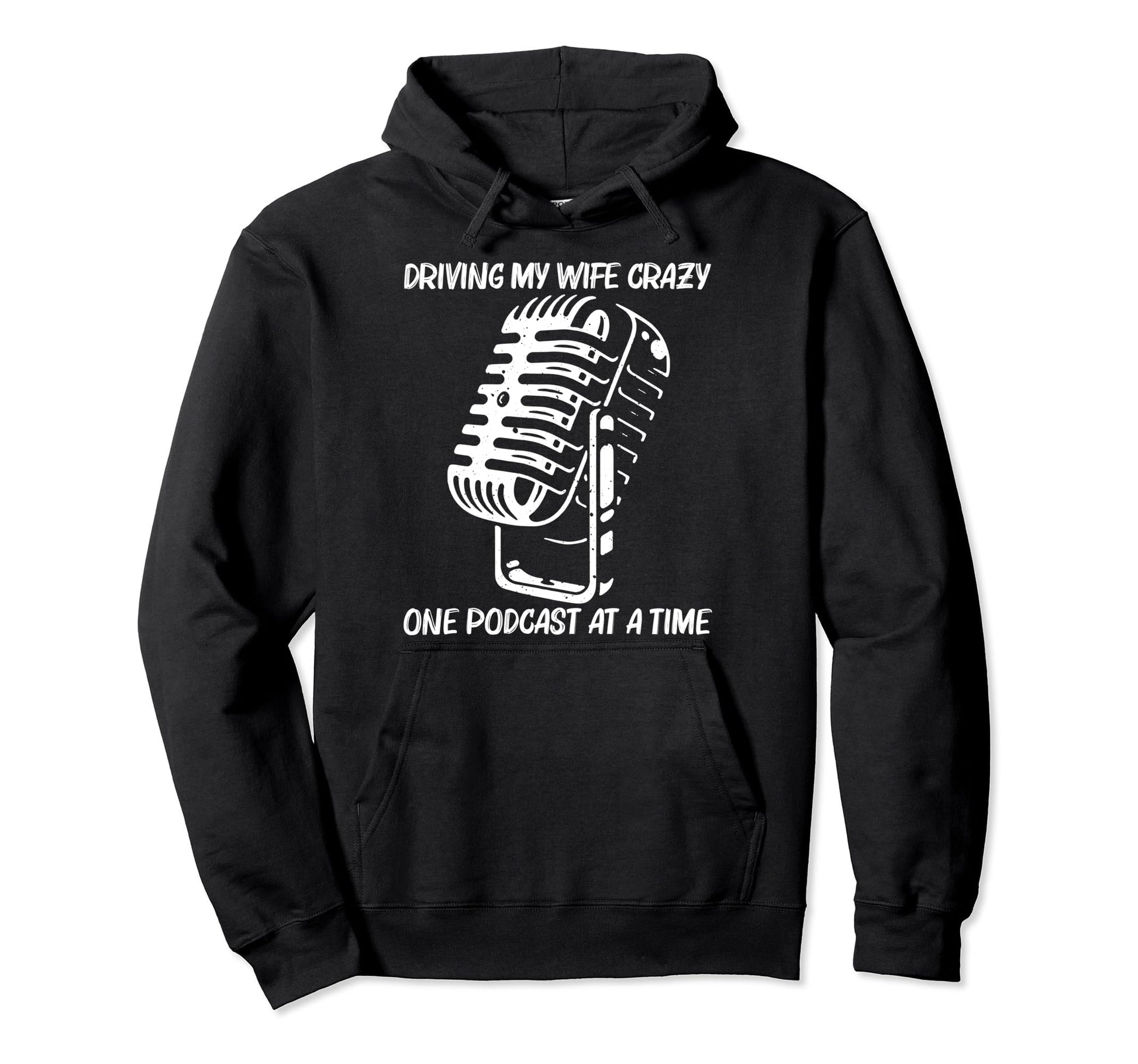 Funny Podcast Dad Podcaster Podcast Host Hoodie - Custom Art Print Unisex - T-Shirt, Sweatshirt, Hoodie