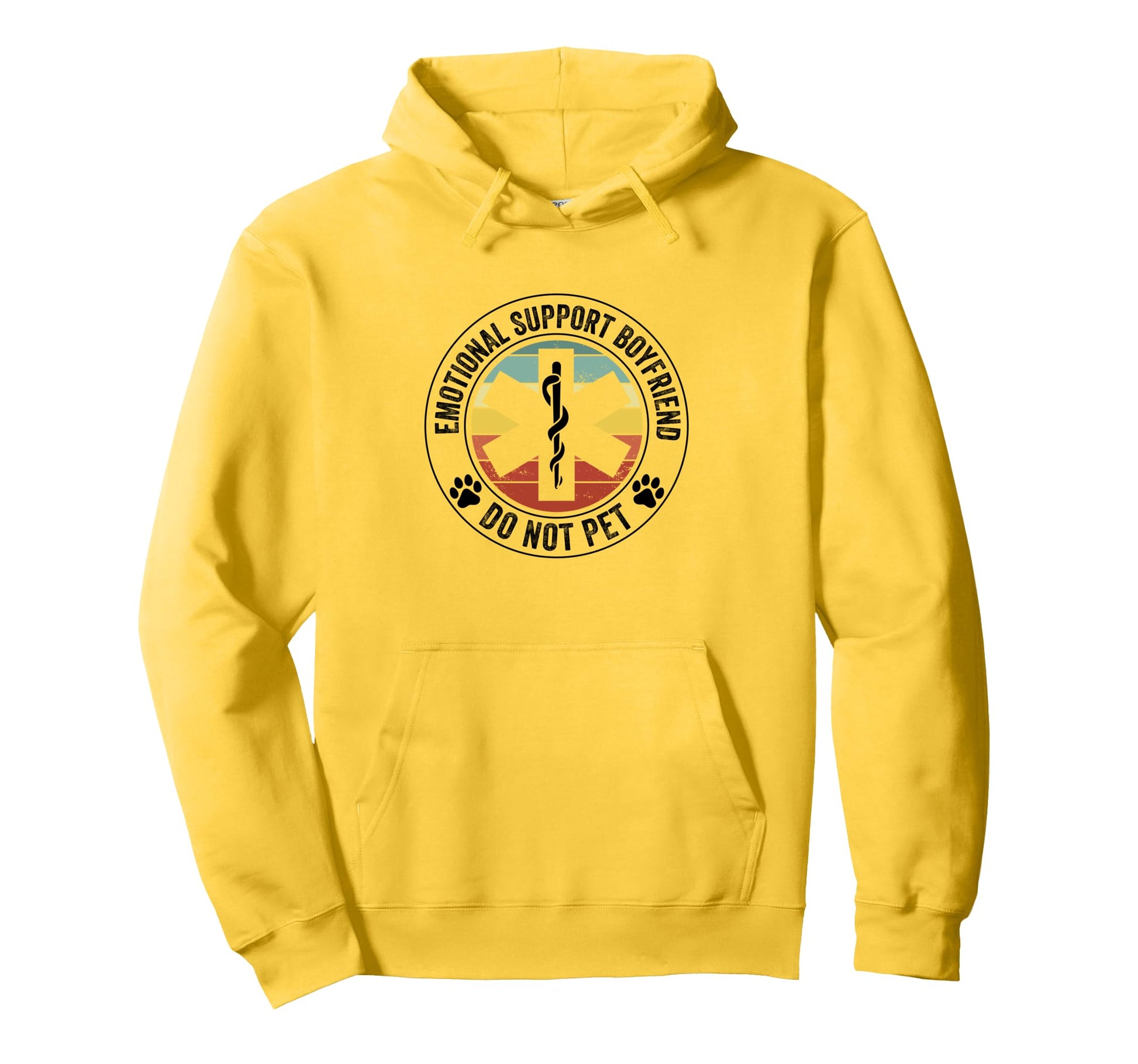 Emotional Support Boyfriend Do Not Hoodie - Aesthetic Graphic Men Women - T-Shirt, Sweatshirt, Hoodie