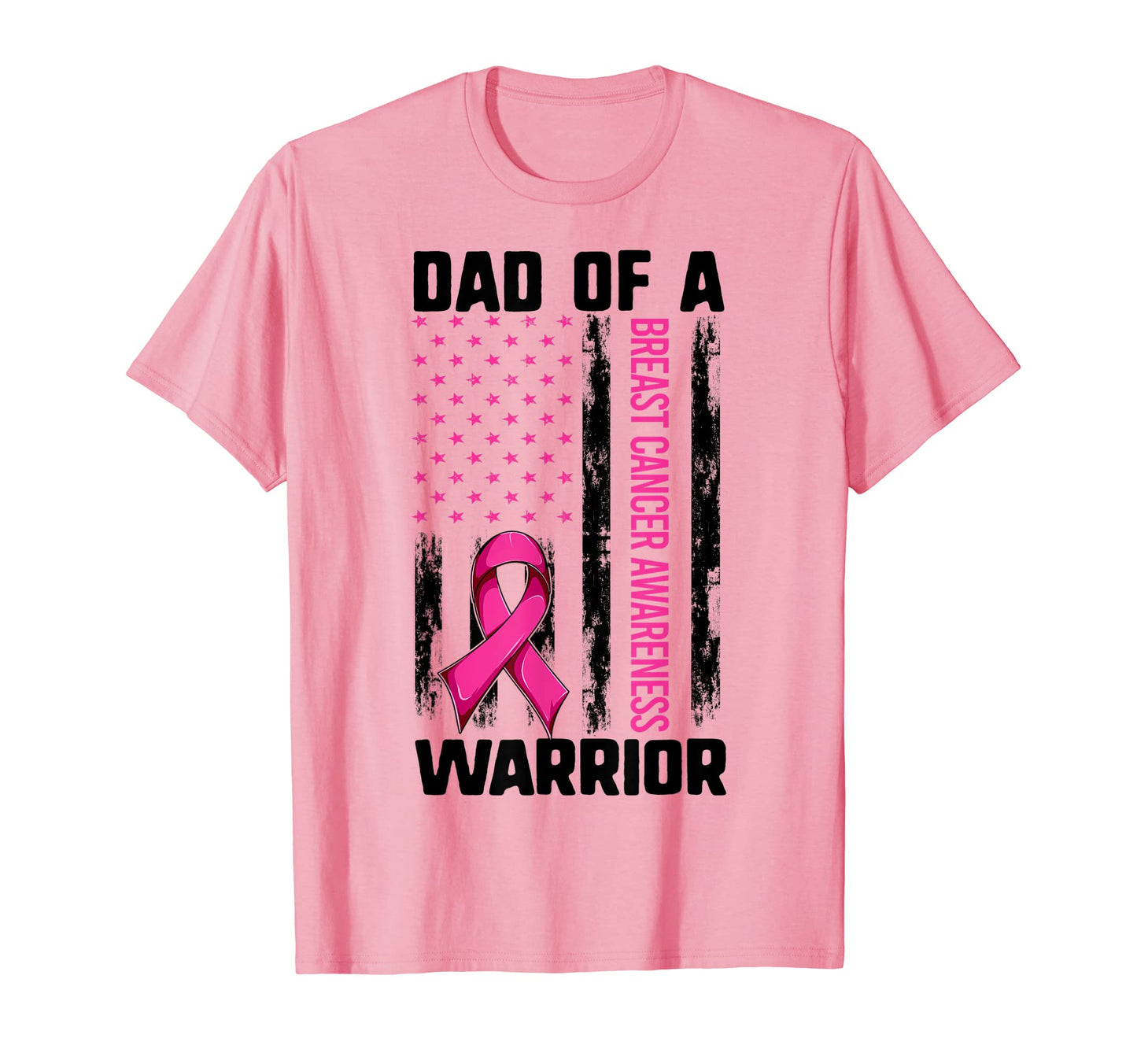 Breast Cancer Support Daughter Dad T-Shirt - Casual Everyday Wear Unisex - T-Shirt, Sweatshirt, Hoodie