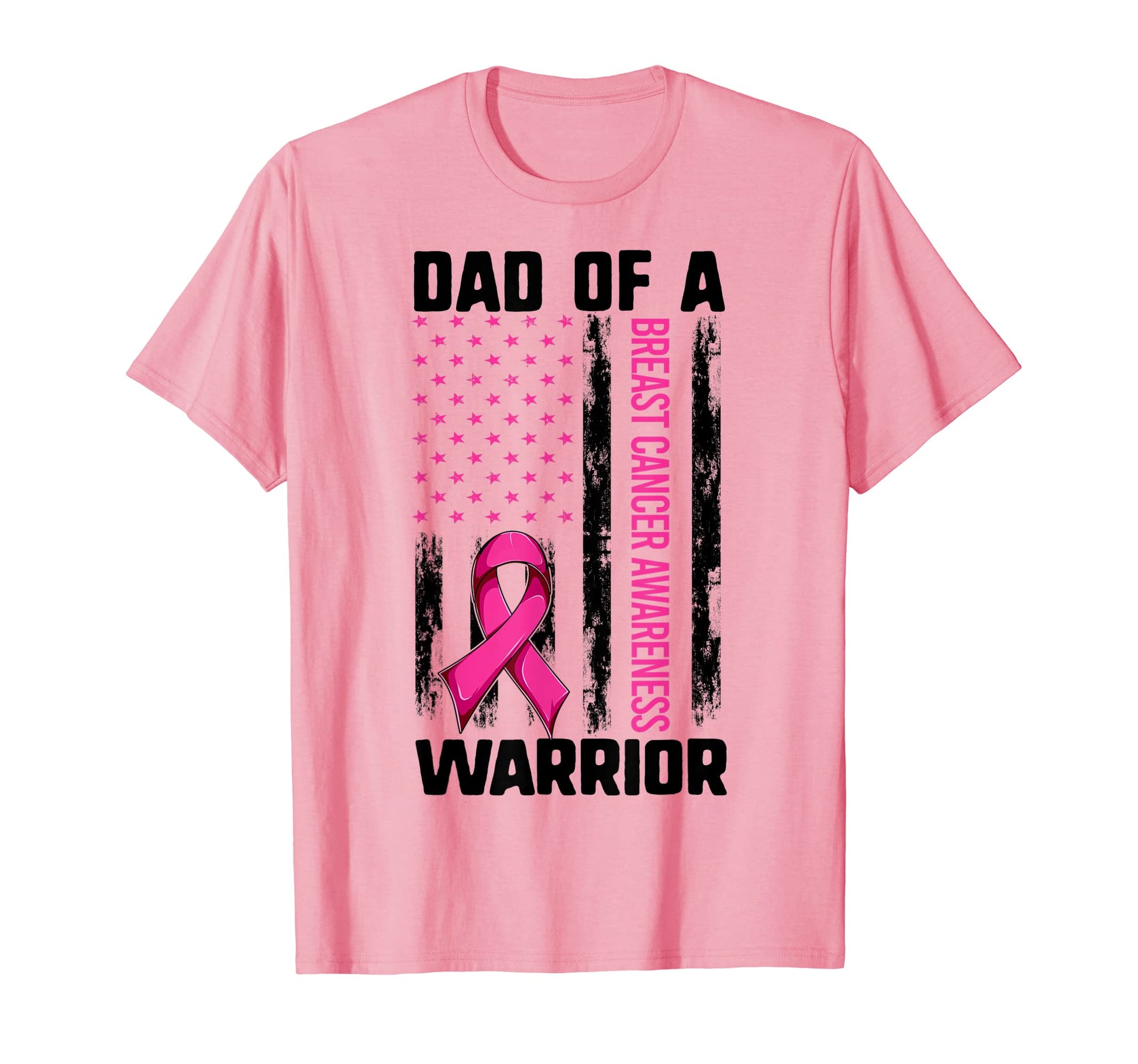 Breast Cancer Support Daughter Dad T-Shirt - Casual Everyday Wear Unisex - T-Shirt, Sweatshirt, Hoodie
