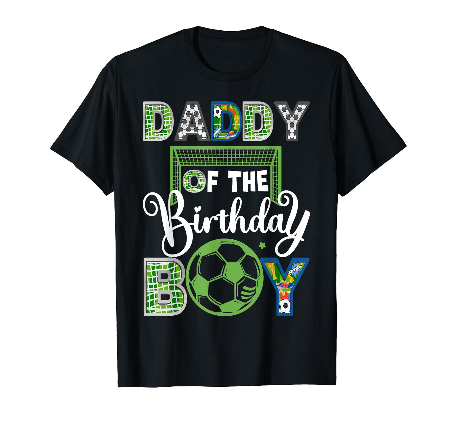Daddy Birthday Soccer Baller Birthday T-Shirt - Trendy Graphic Men Women - T-Shirt, Sweatshirt, Hoodie