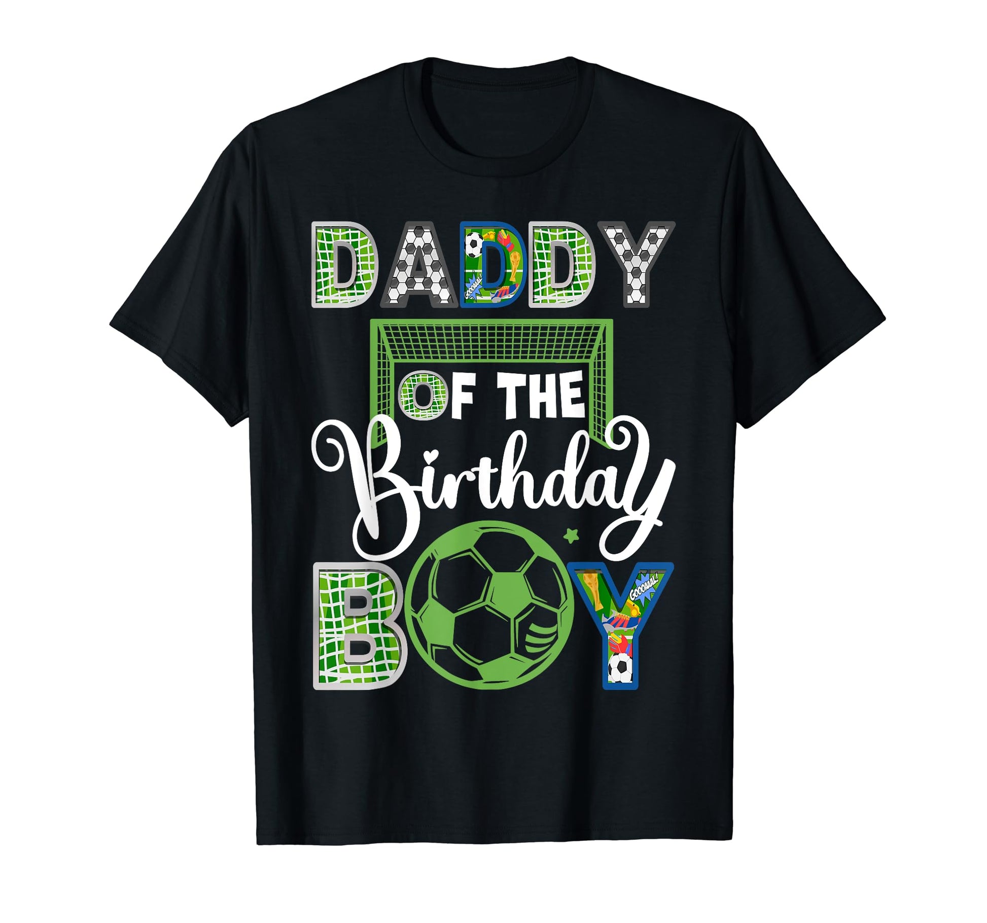 Daddy Birthday Soccer Baller Birthday T-Shirt - Trendy Graphic Men Women - T-Shirt, Sweatshirt, Hoodie