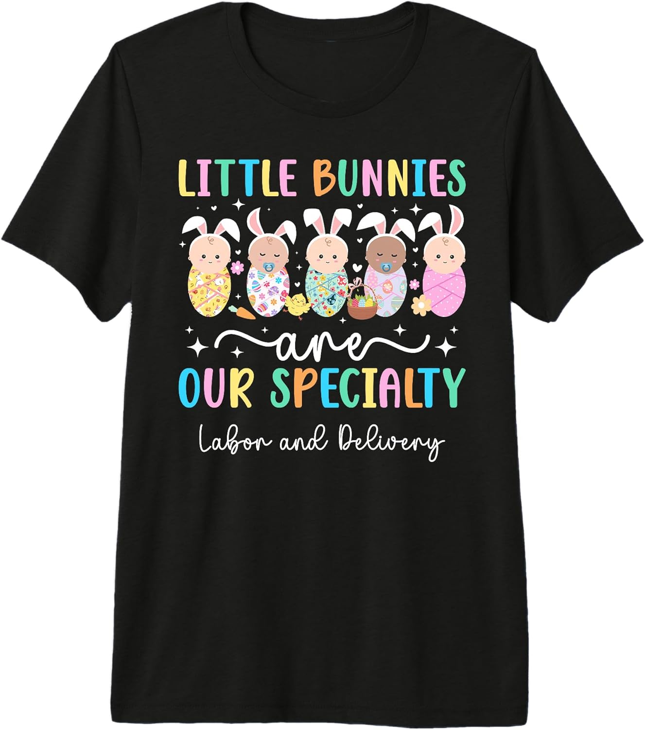 Happy Easter L&D Nurse Bunny Unisex T-shirt, Sweatshirt, Hoodie, Long Sleeve Tee - T-Shirt, Sweatshirt, Hoodie