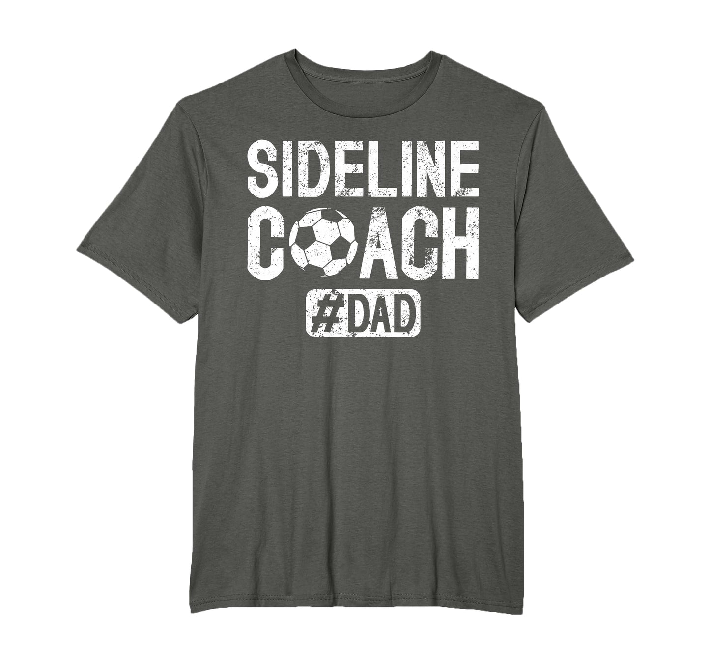 Sideline Coach Soccer Dad Soccer Player T-Shirt - Custom Art Print Unisex - T-Shirt, Sweatshirt, Hoodie