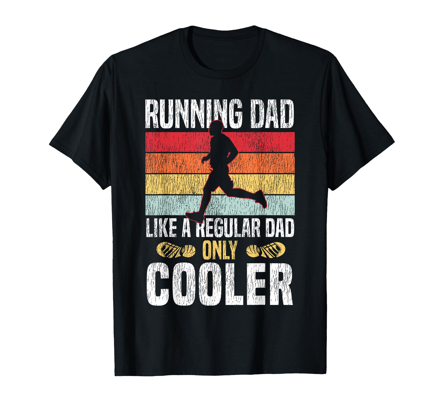 Running Runner Half Marathon Dad Father T-Shirt - Unique Graphic Men Women - T-Shirt, Sweatshirt, Hoodie