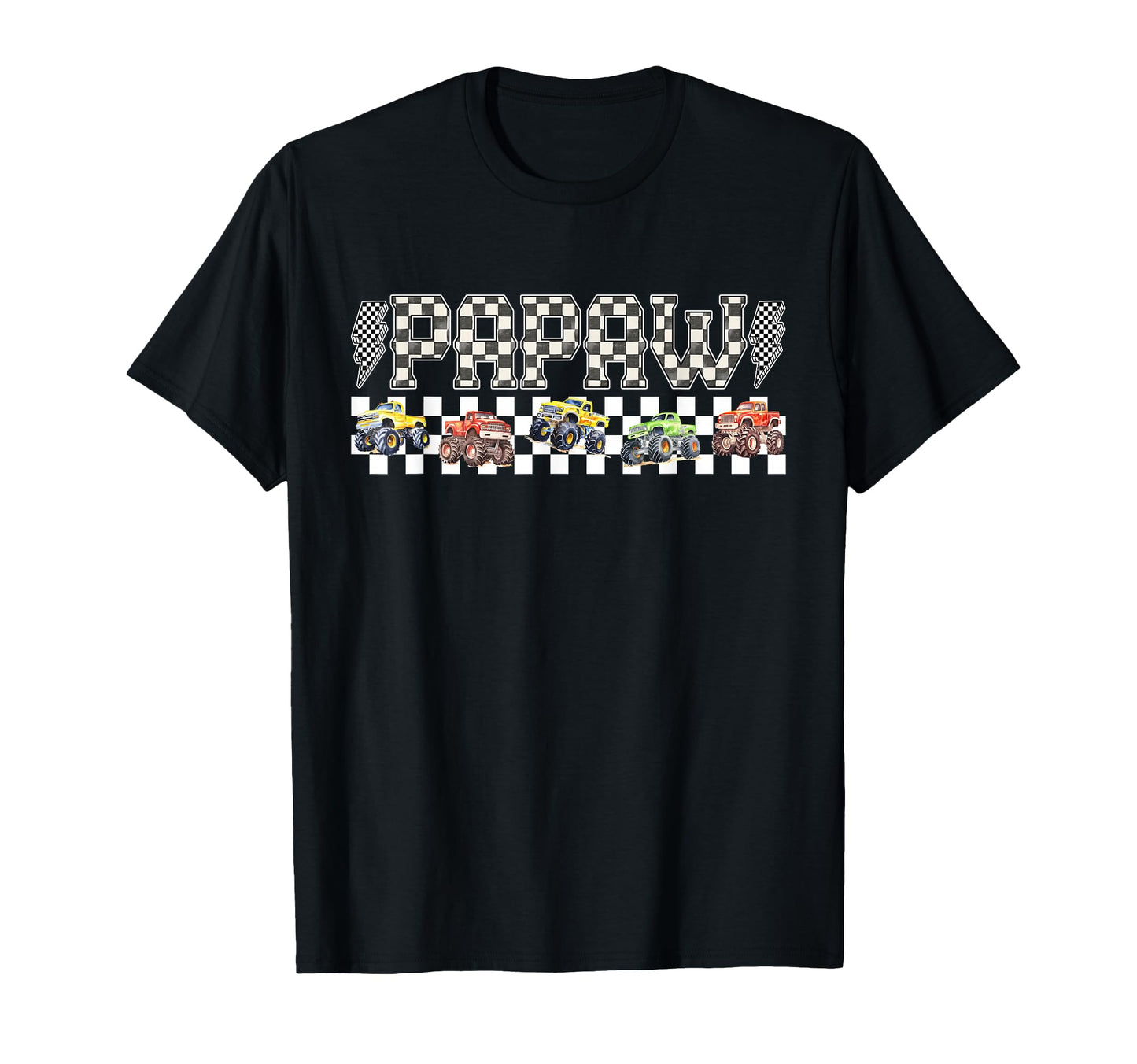 Papaw Monster Truck Family Crew T-Shirt - Unique Graphic Men Women - T-Shirt, Sweatshirt, Hoodie