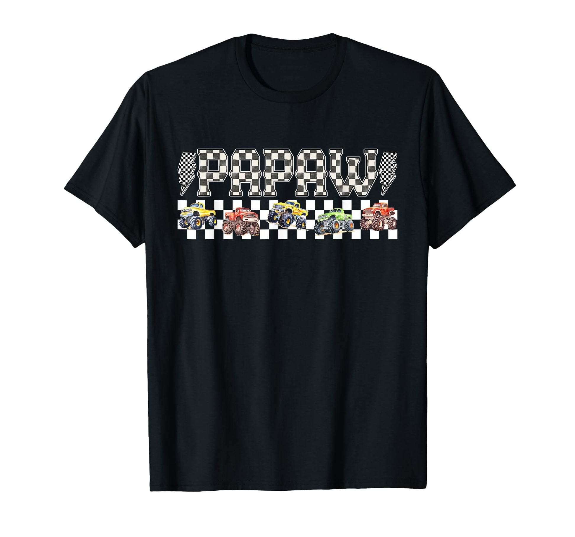 Papaw Monster Truck Family Crew T-Shirt - Unique Graphic Men Women - T-Shirt, Sweatshirt, Hoodie