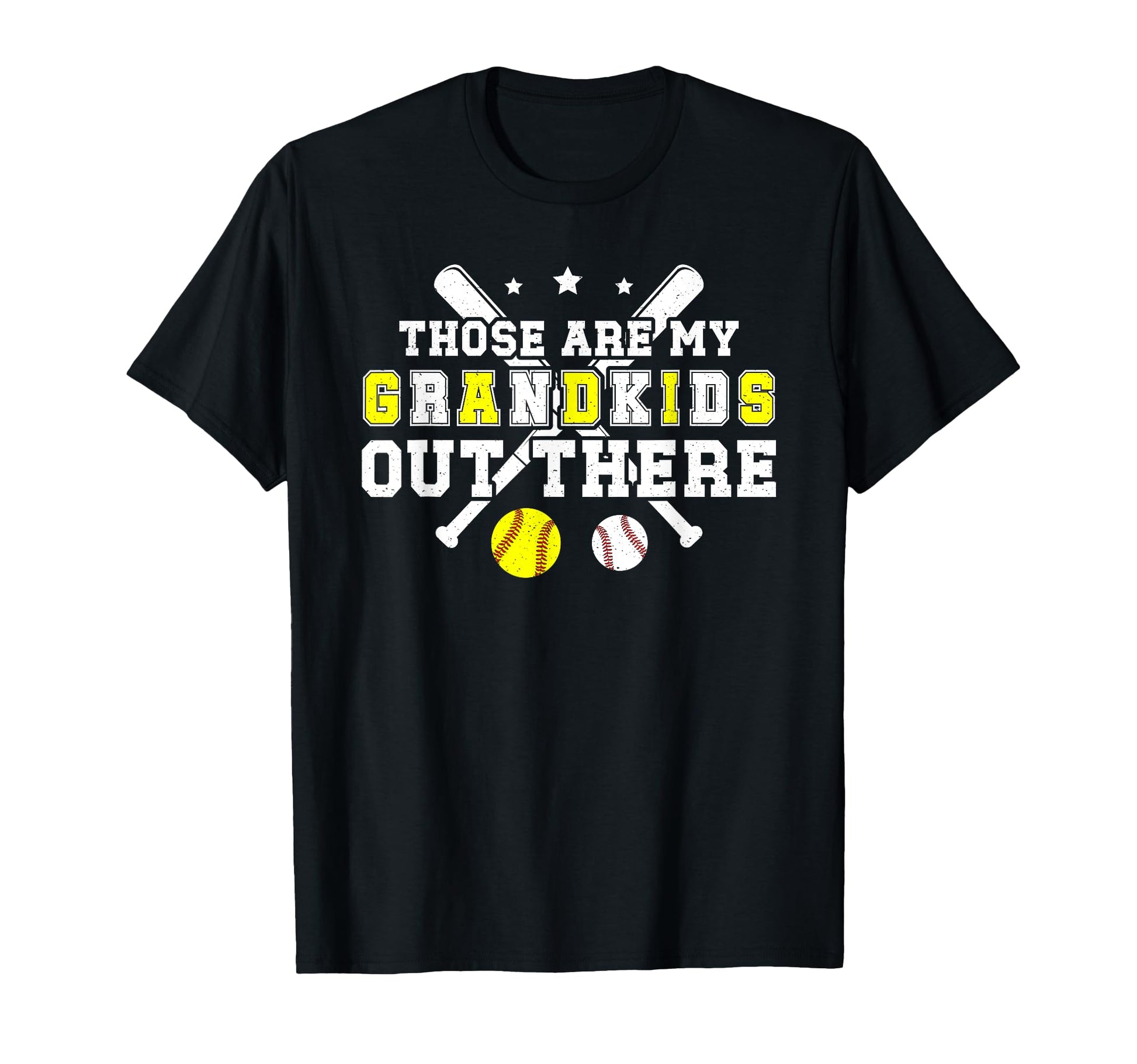 Those Are My Grandkids Baseball Softball T-Shirt - Graphic Print Unisex - T-Shirt, Sweatshirt, Hoodie