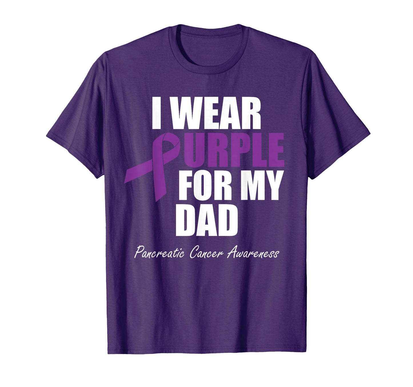 Pancreatic Cancer Awareness I Wear T-Shirt - Fun Novelty Design Men Women - T-Shirt, Sweatshirt, Hoodie